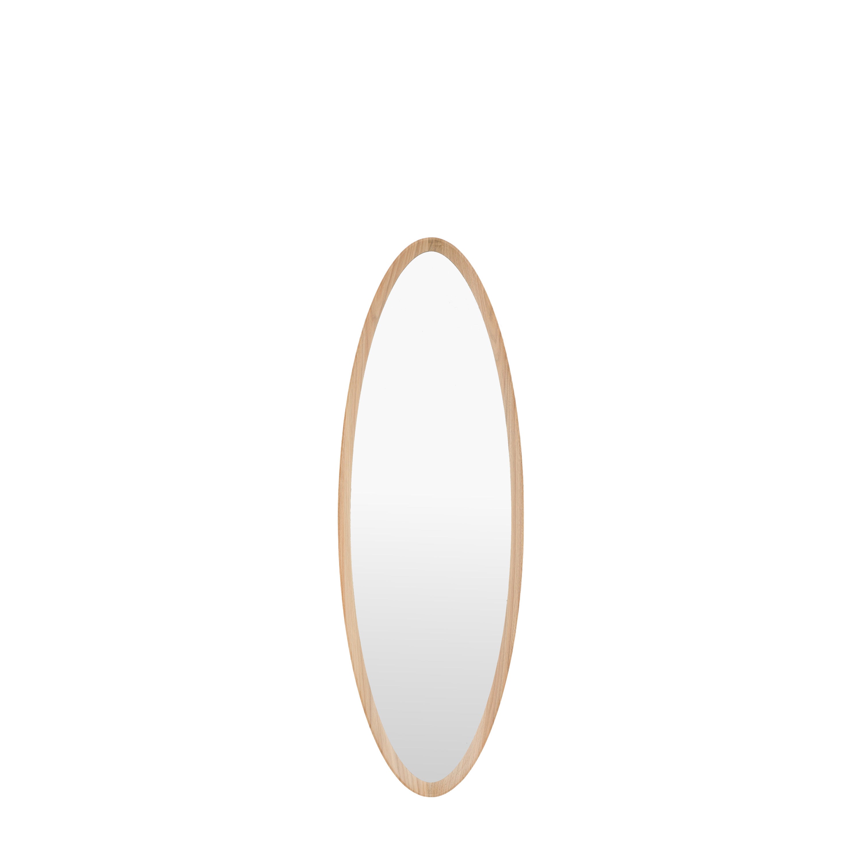 Cedar Elipse Mirror Oak