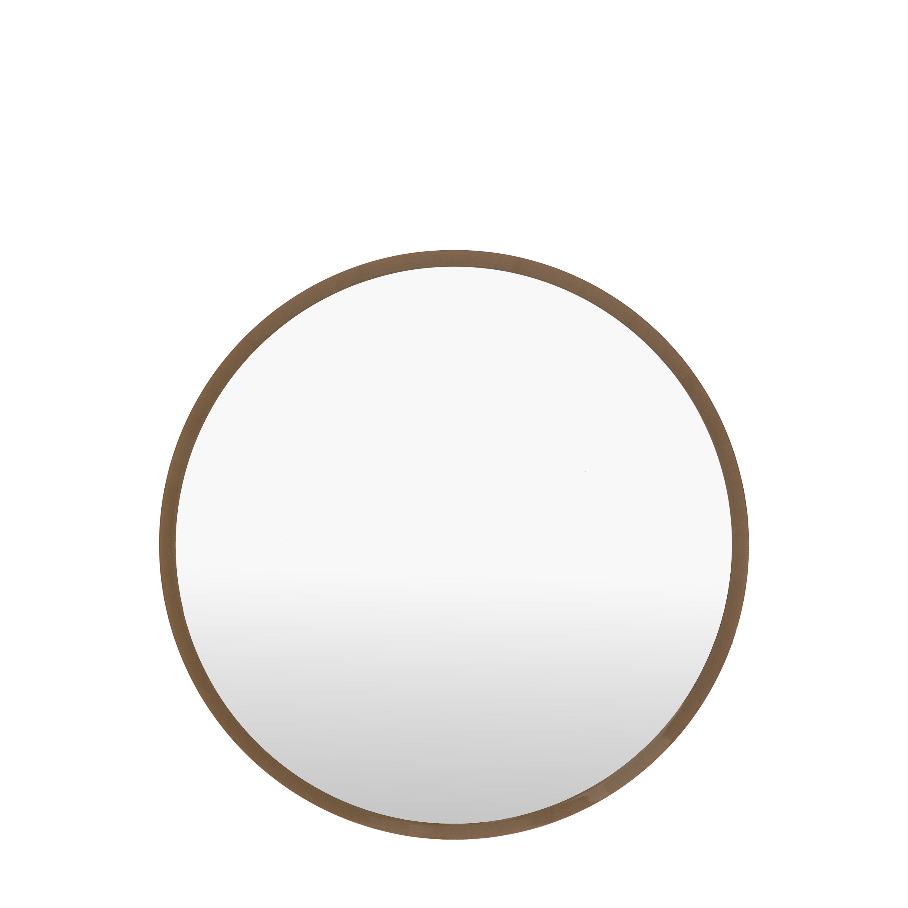 Bistro Round Mirror Chocolate
