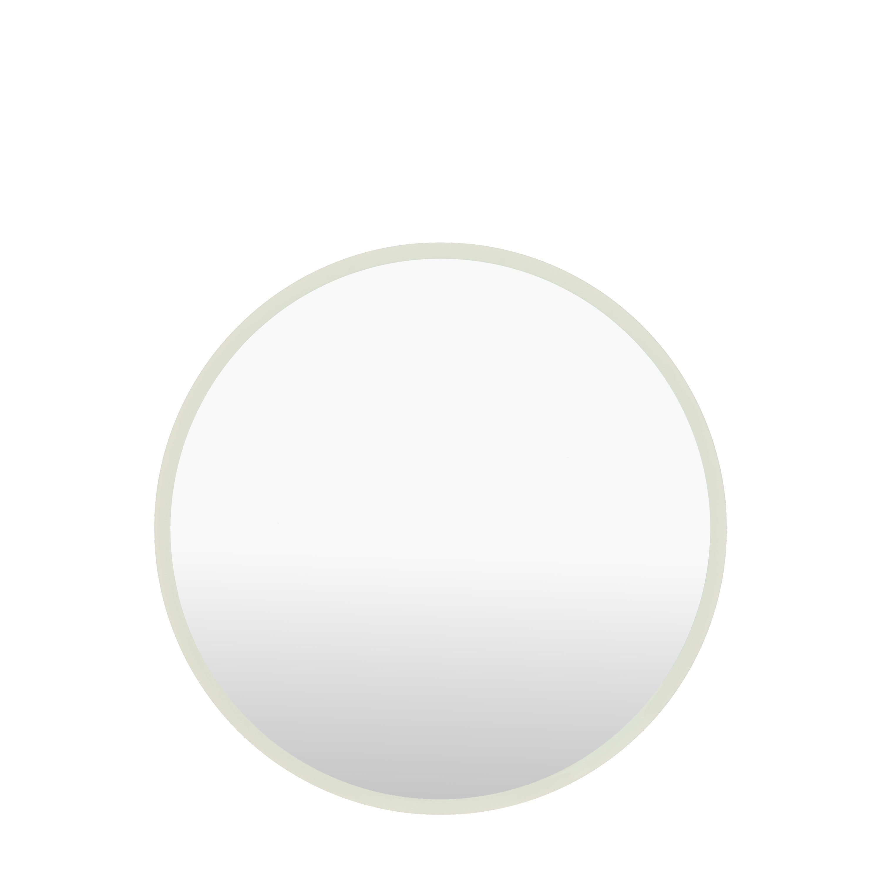 Bistro Round Mirror Porcelain