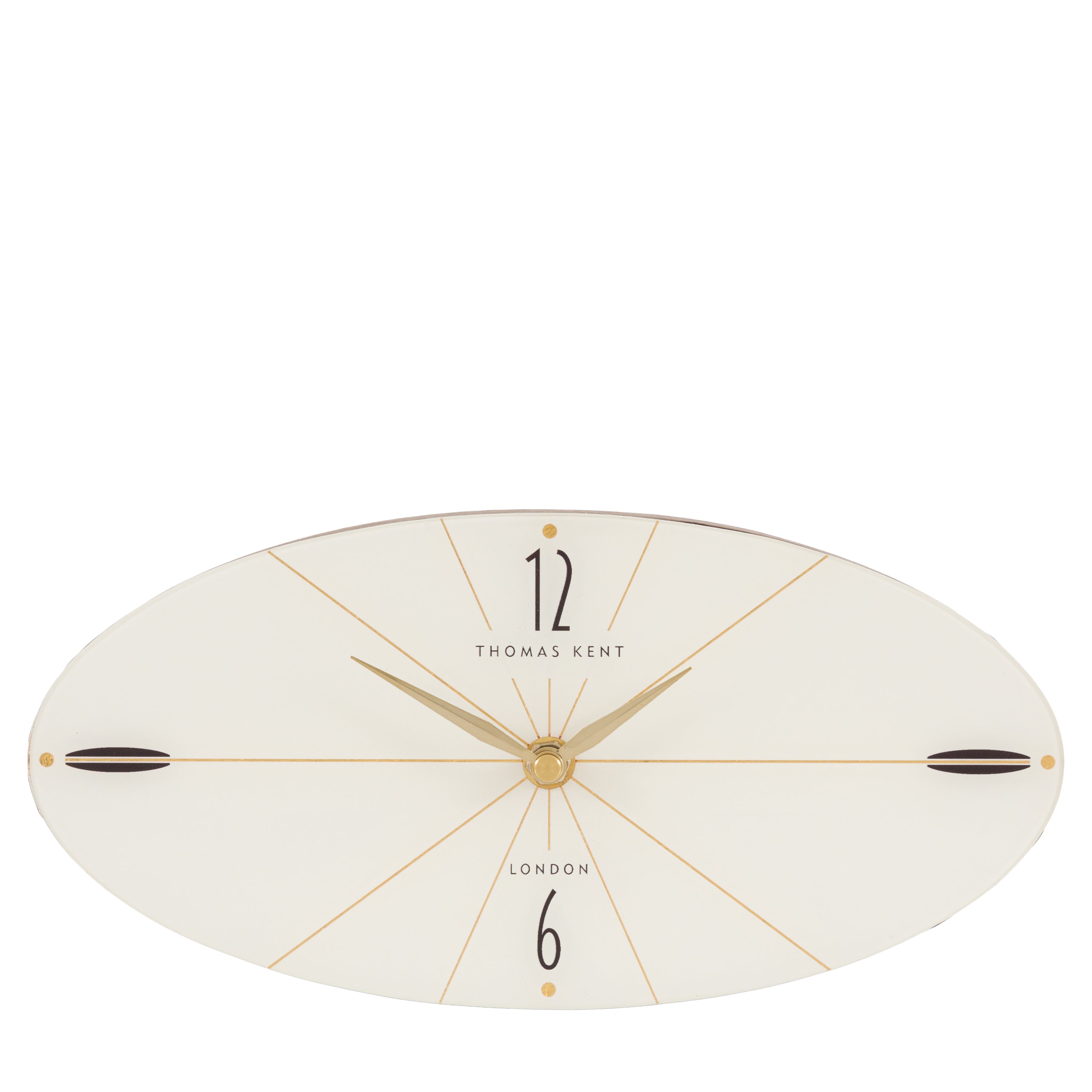 Greenwich Mantel Clock Dark Walnut