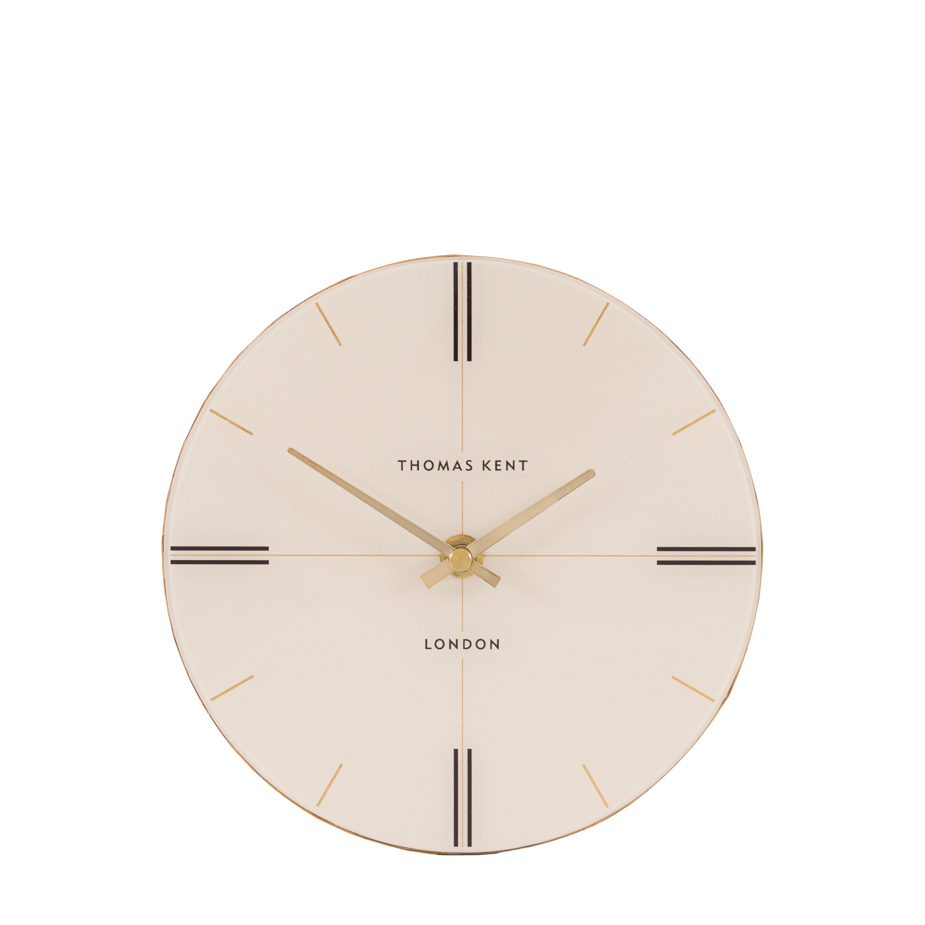 Greenwich Mantel Clock Oak Stripe
