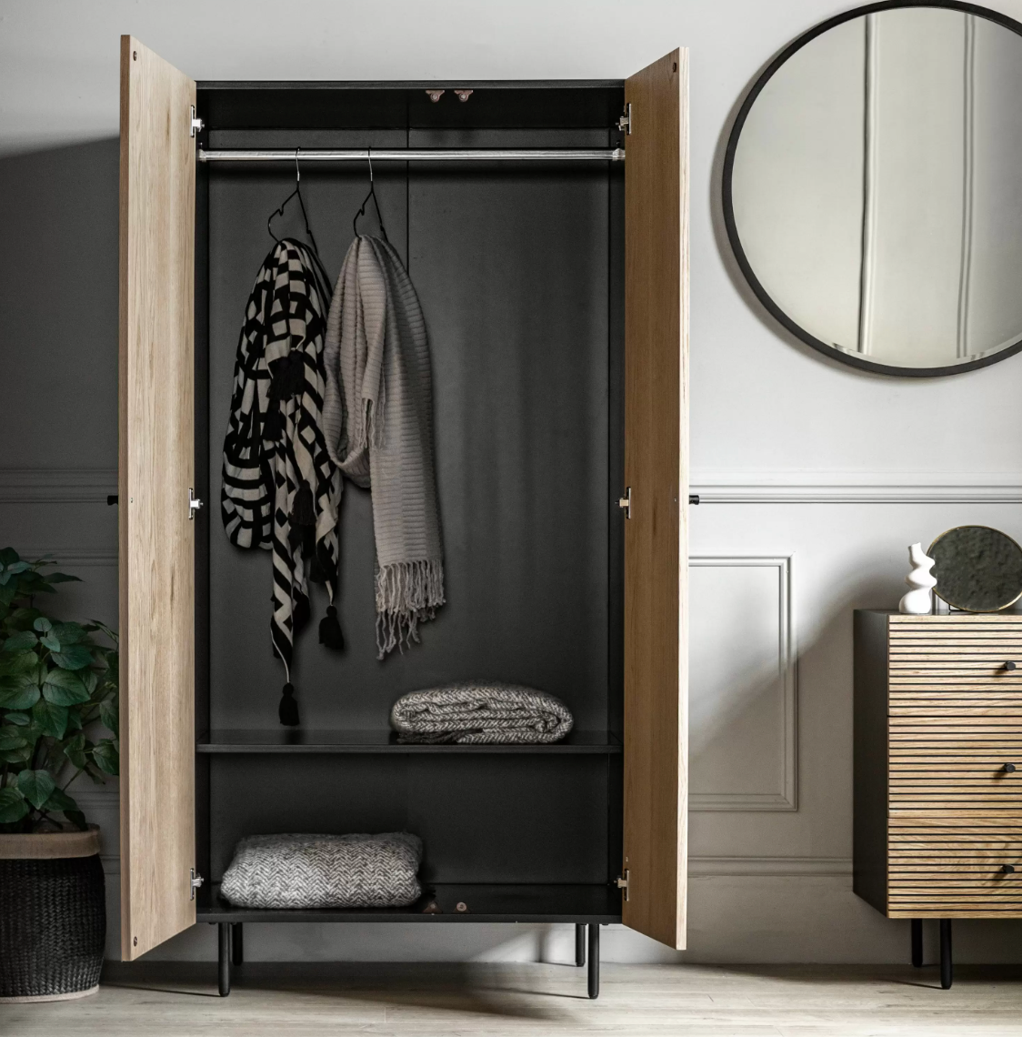 Pia Wardrobe 2 Door