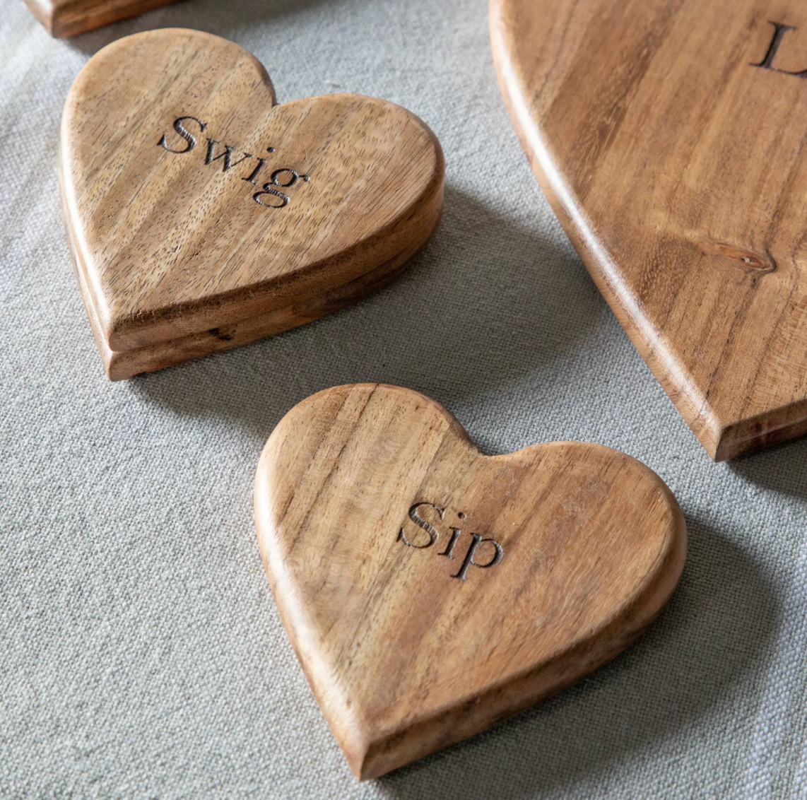 Caterina Heart Coasters (Set of 4)