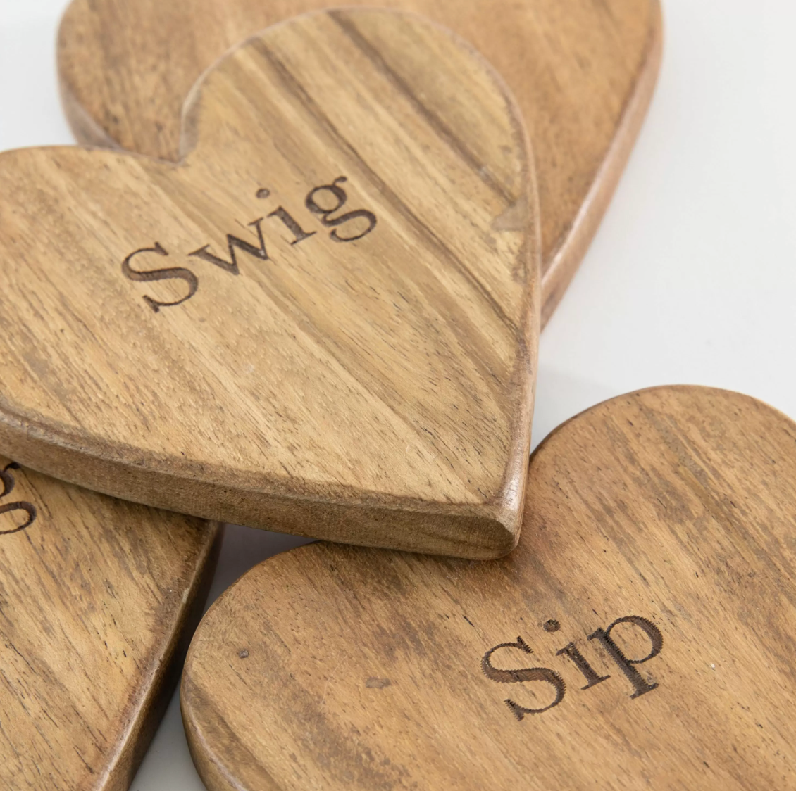 Caterina Heart Coasters (Set of 4)