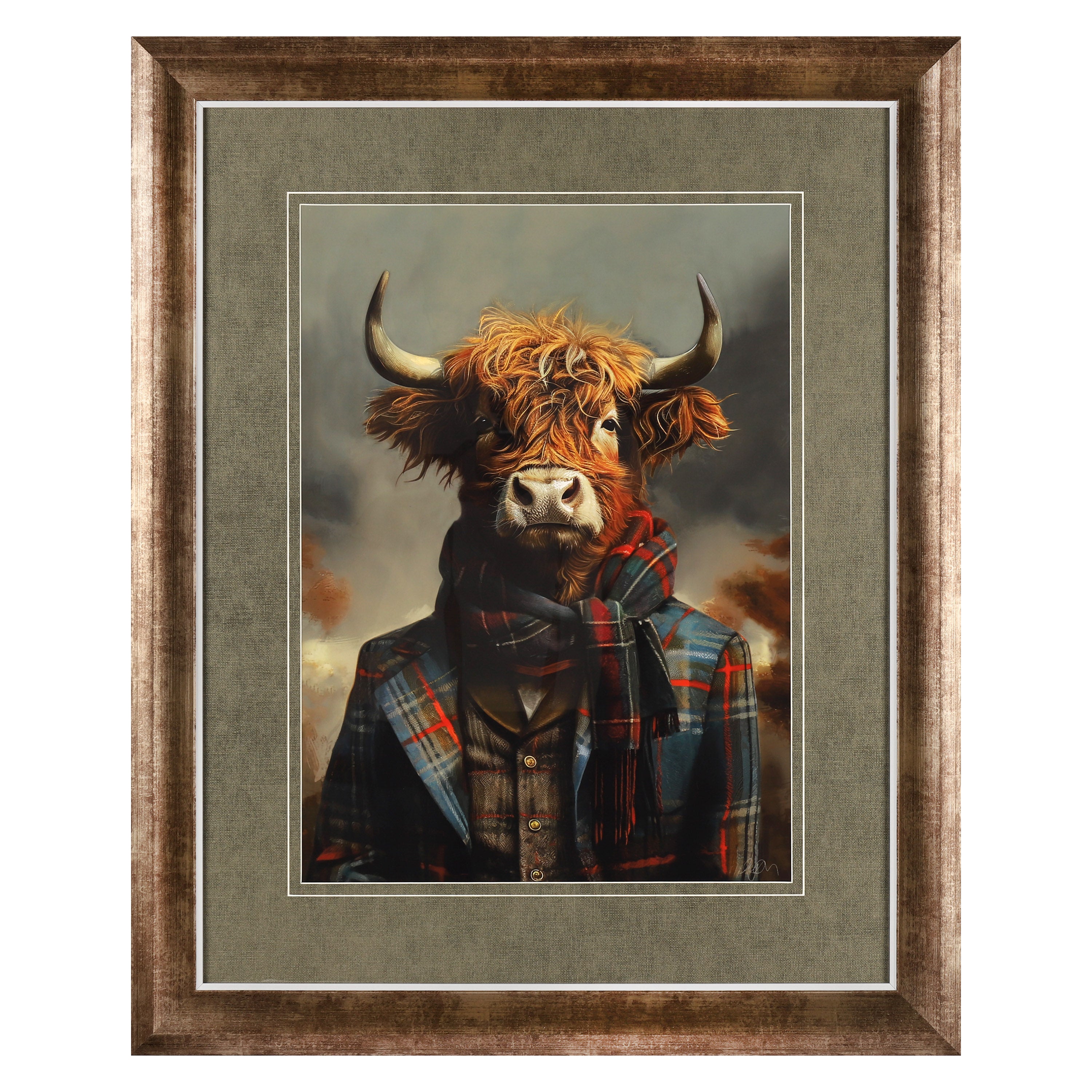 Dapper Highlander Framed Art