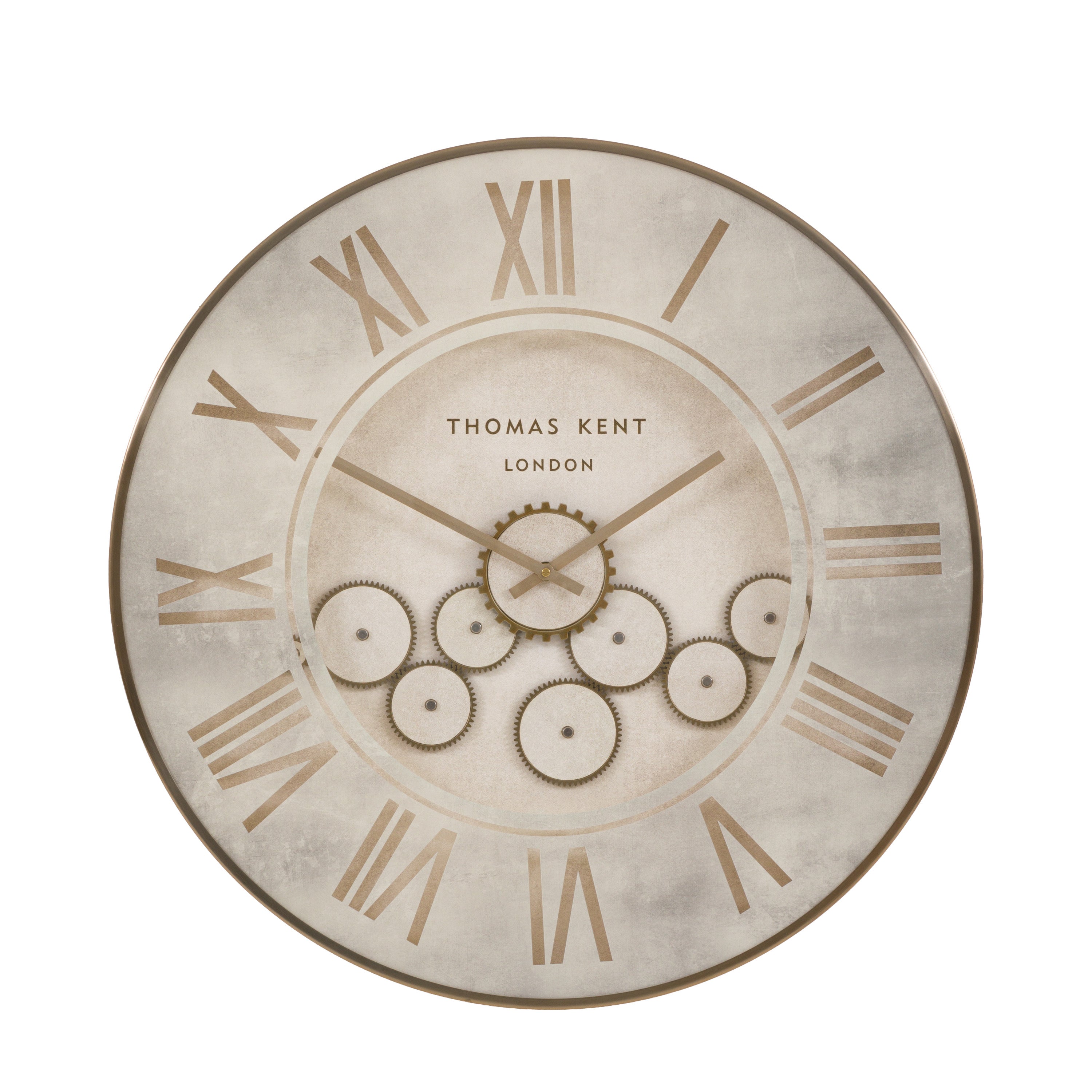 Wall Clock Cog Stone 30in