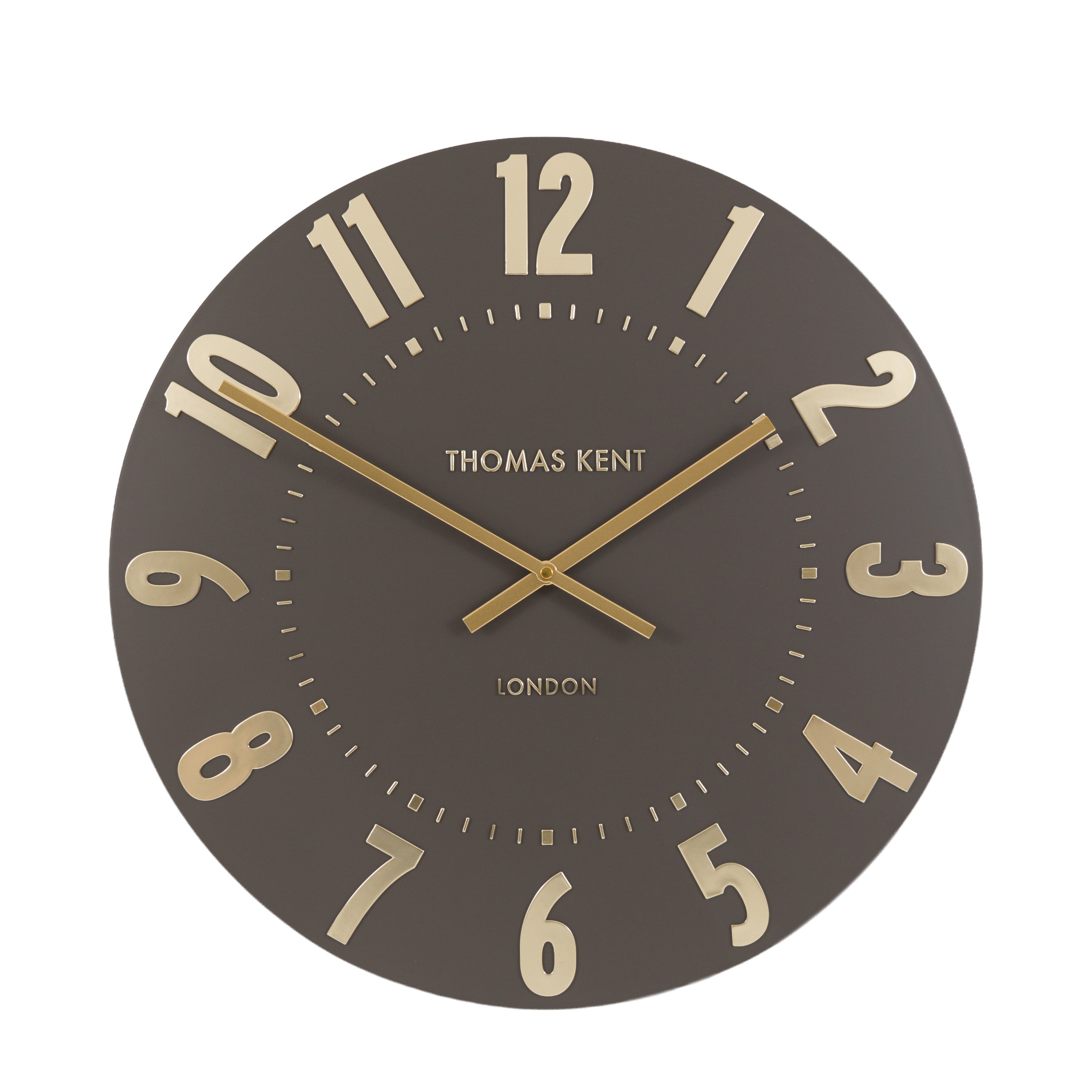 Mulberry Wall Clock Espresso 20in