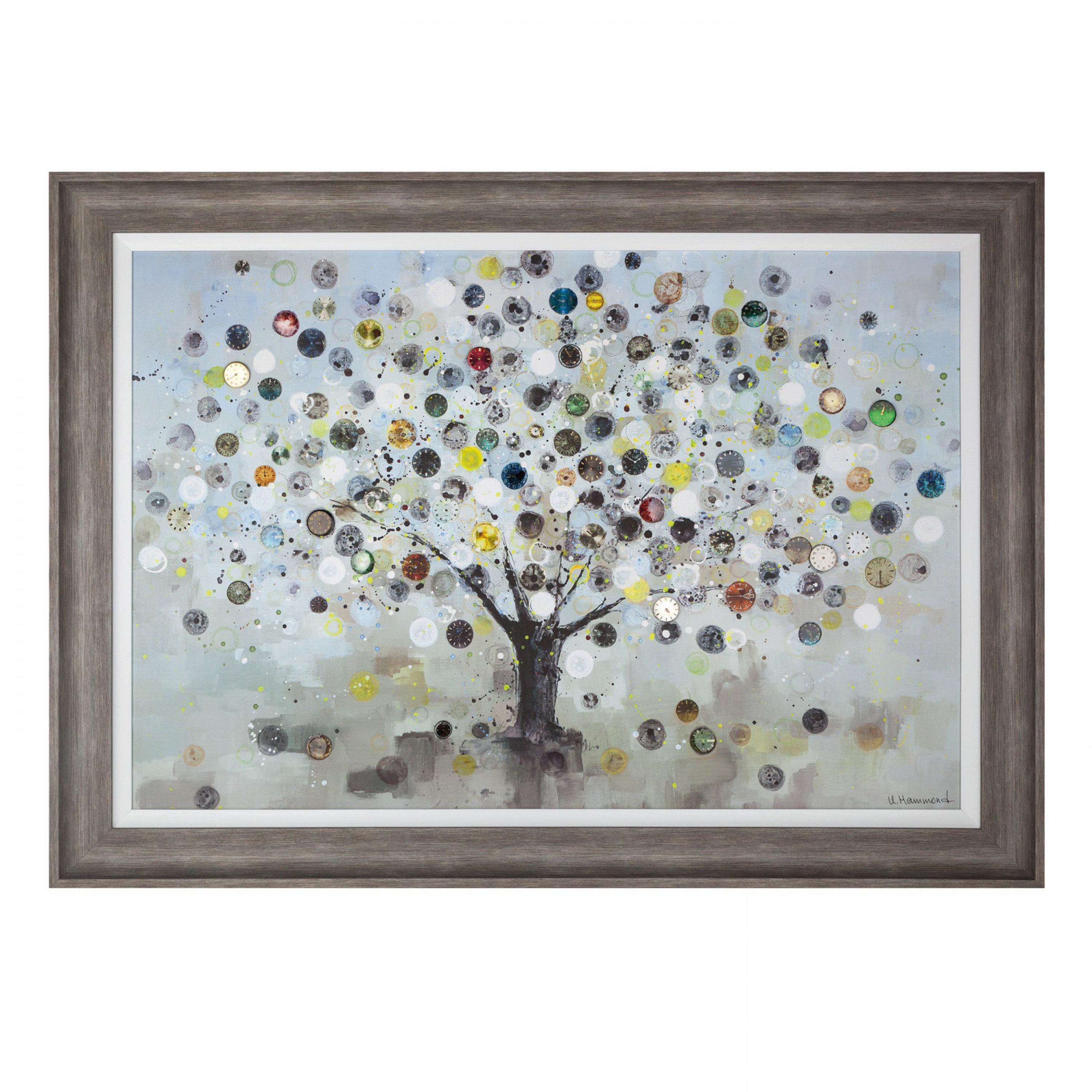 Watch Tree Framed Canvas