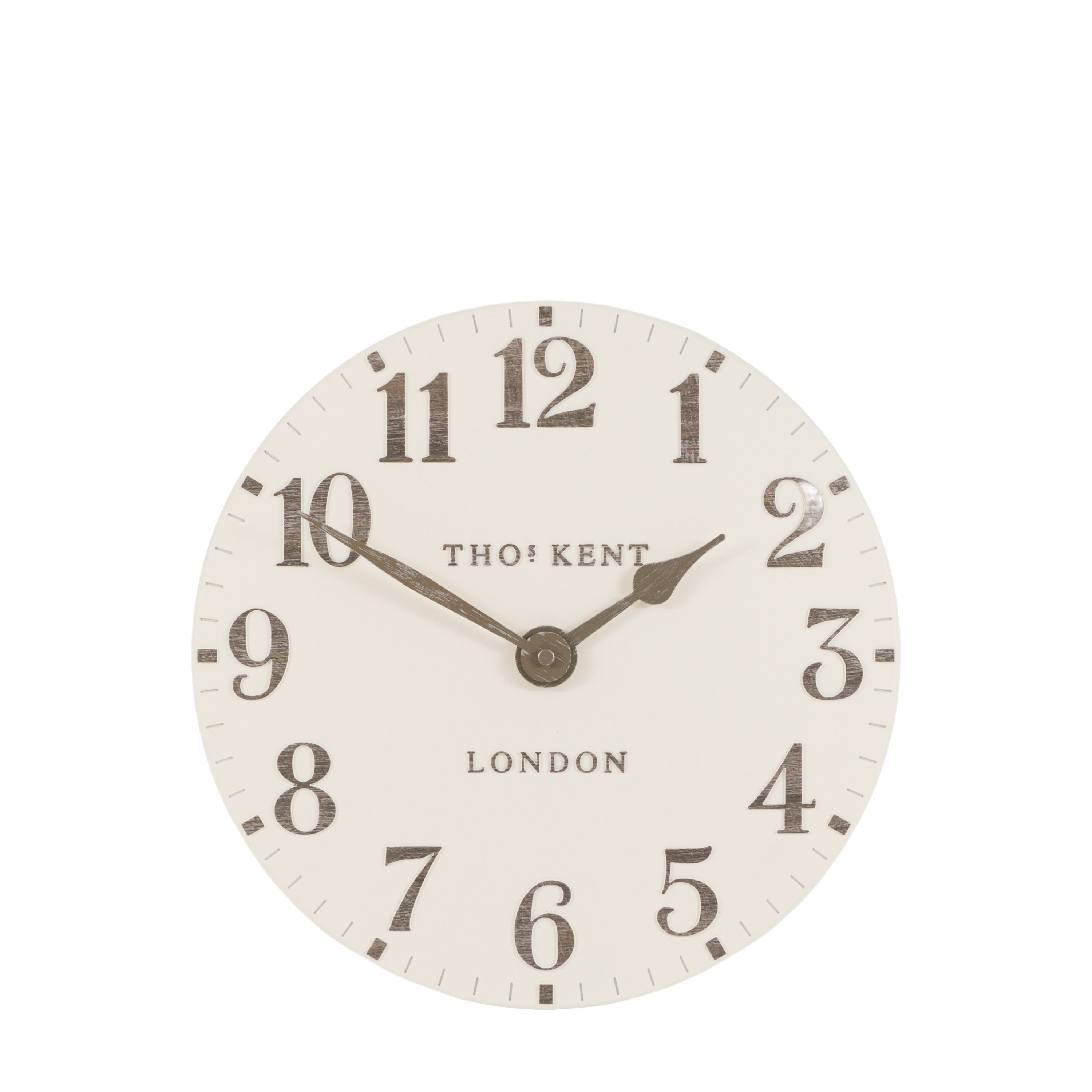 Arabic Wall Clock Limestone 12in