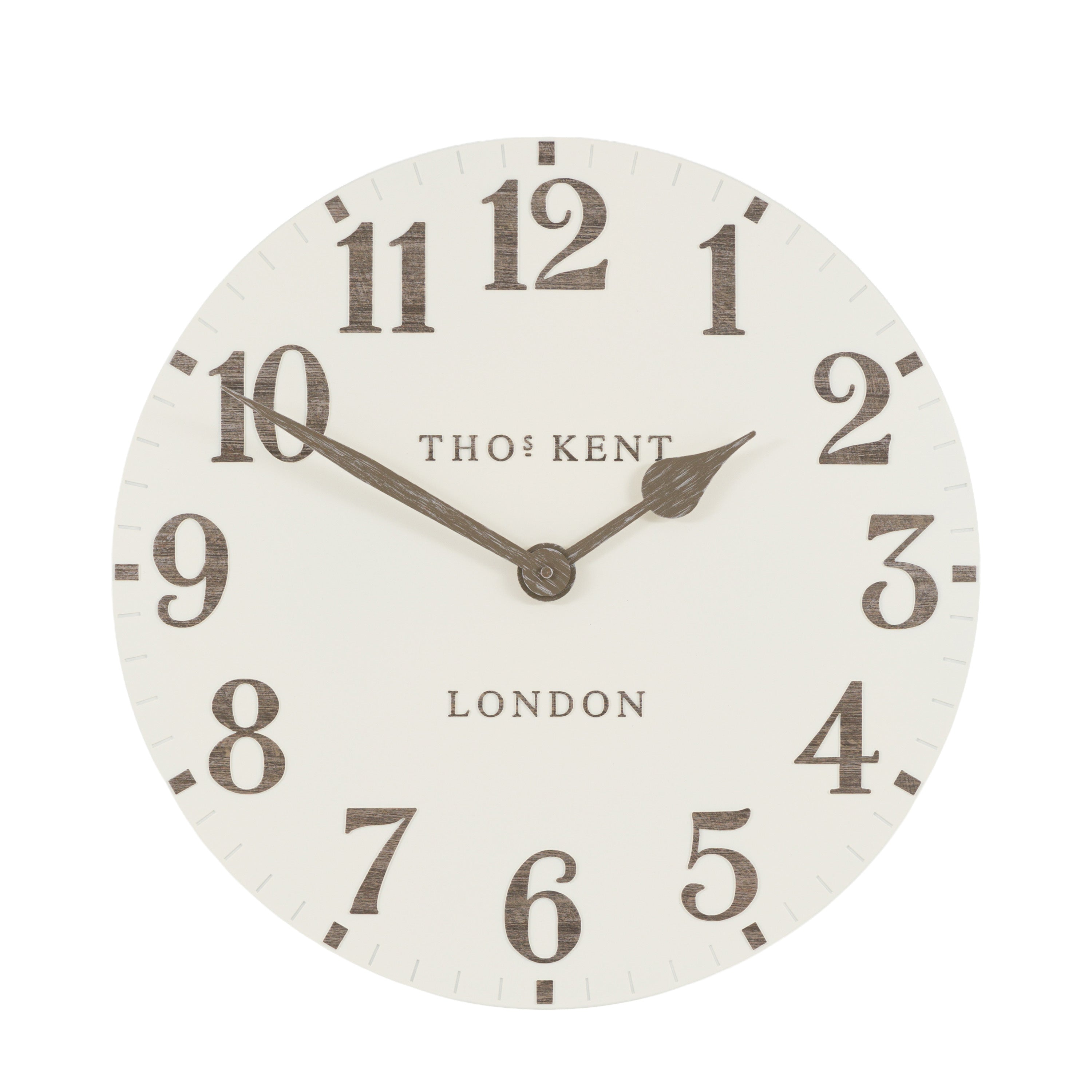 Arabic Wall Clock Limestone 20in