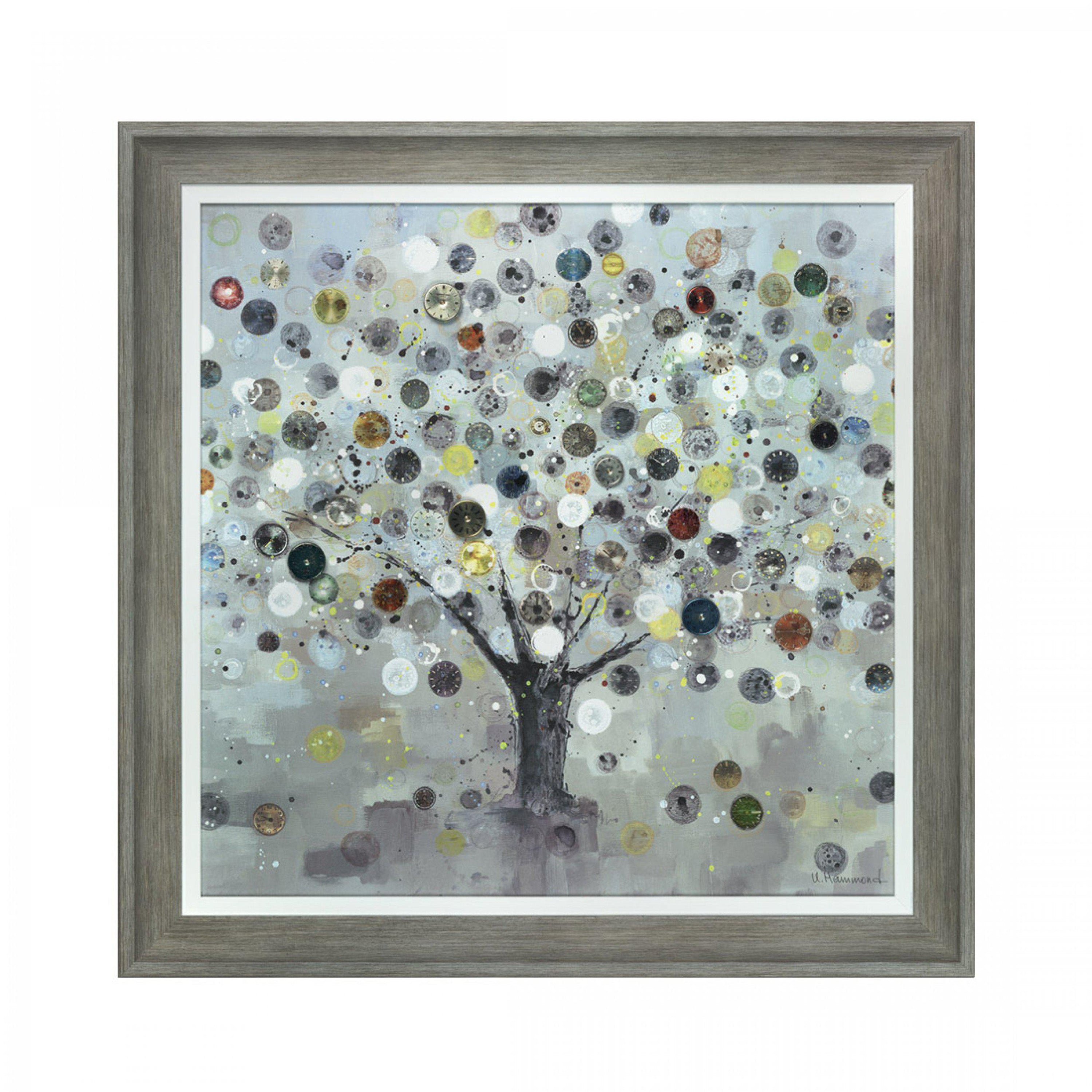 Watch Tree Small Framed Canvas