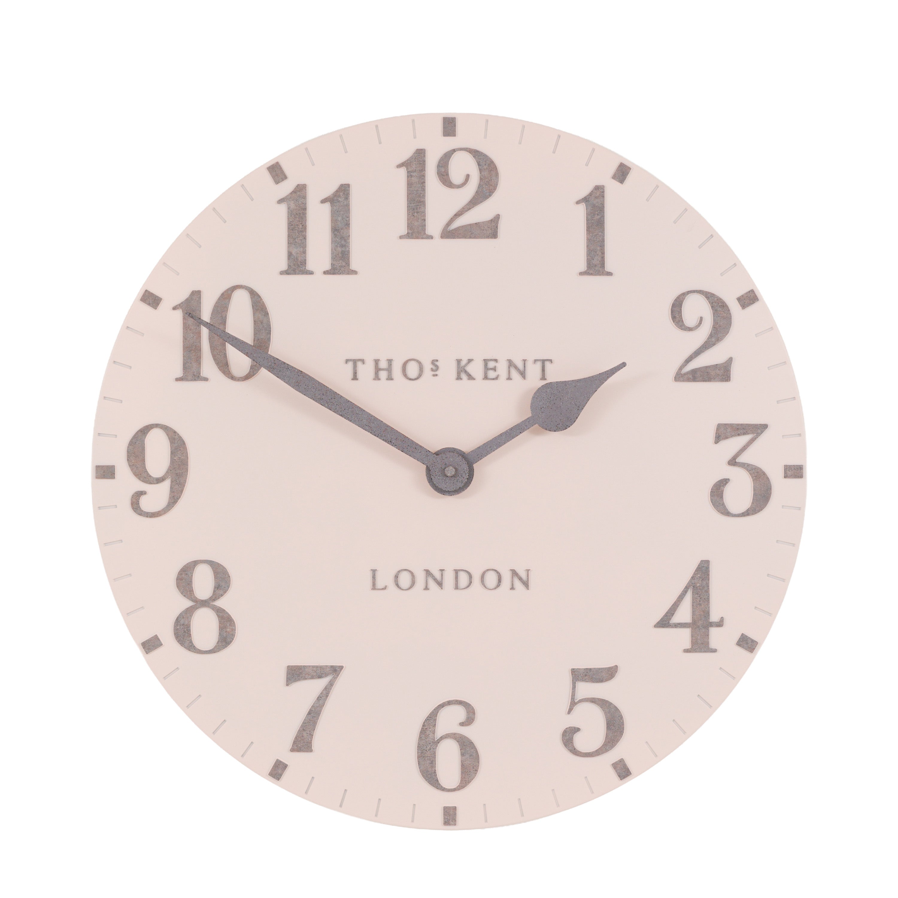 Arabic Wall Clock Shy Pink 20in