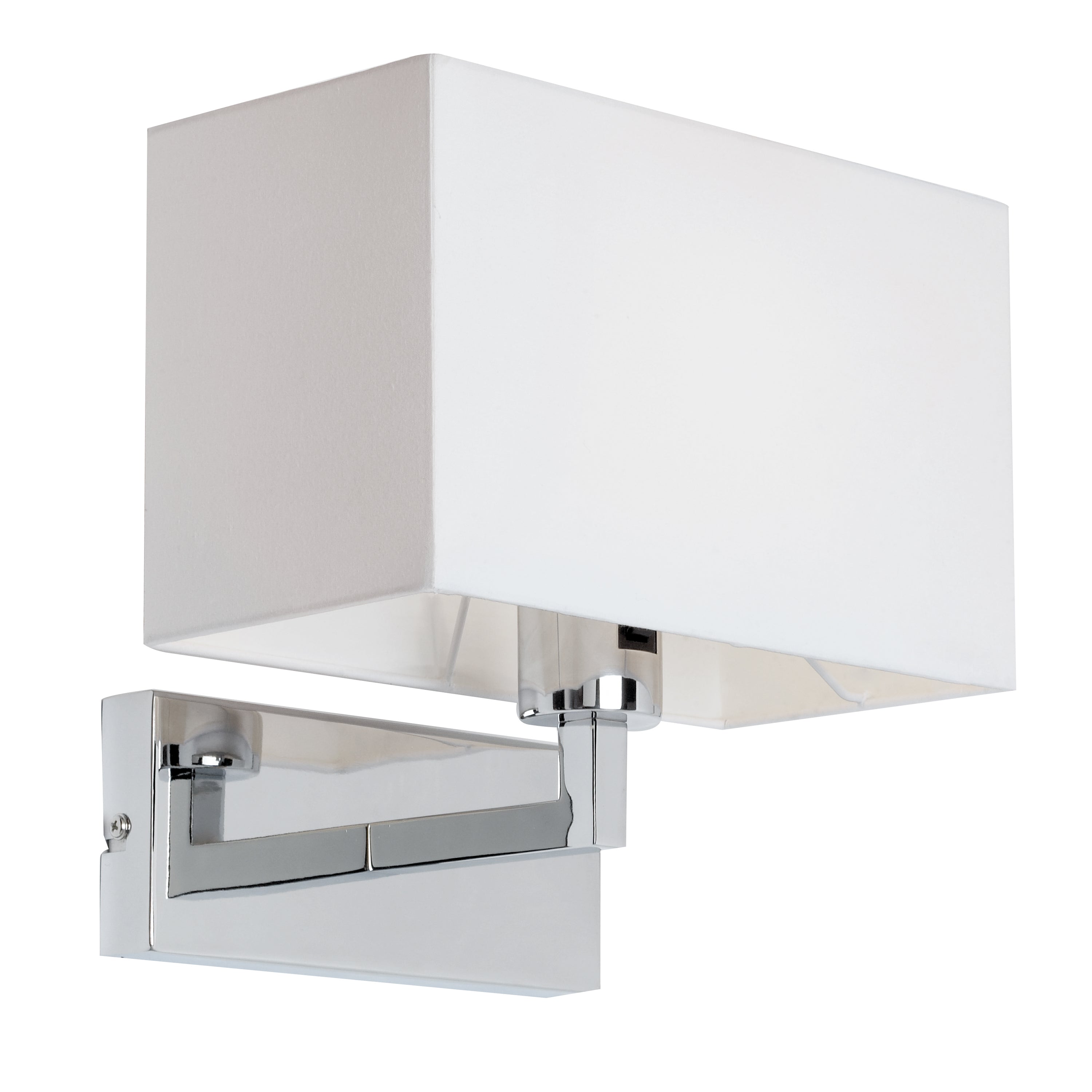 Piccolo Wall Light Chrome - Fabric / Steel | Migo Interiors