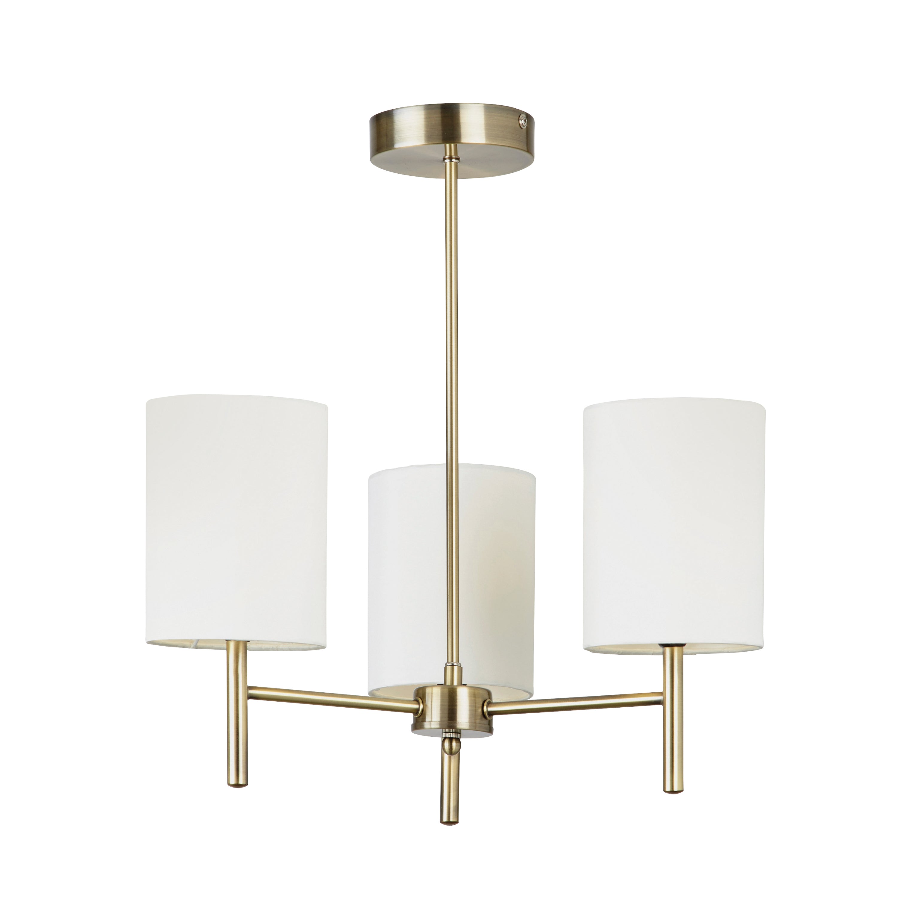 Brio Ceiling Lamp Antique Brass - Fabric / Steel | Migo Interiors