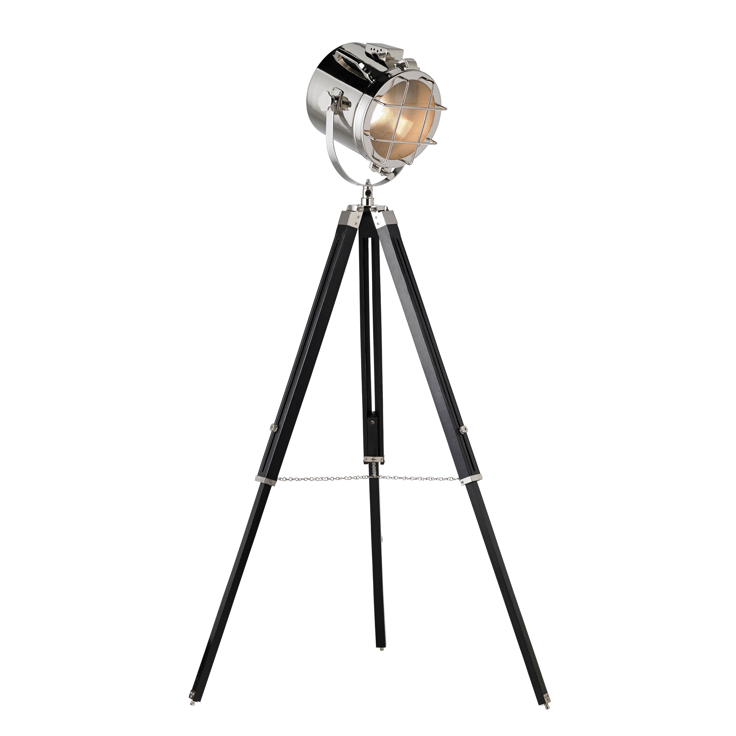 Nautical Floor Lamp - Steel / Wood | Migo Interiors