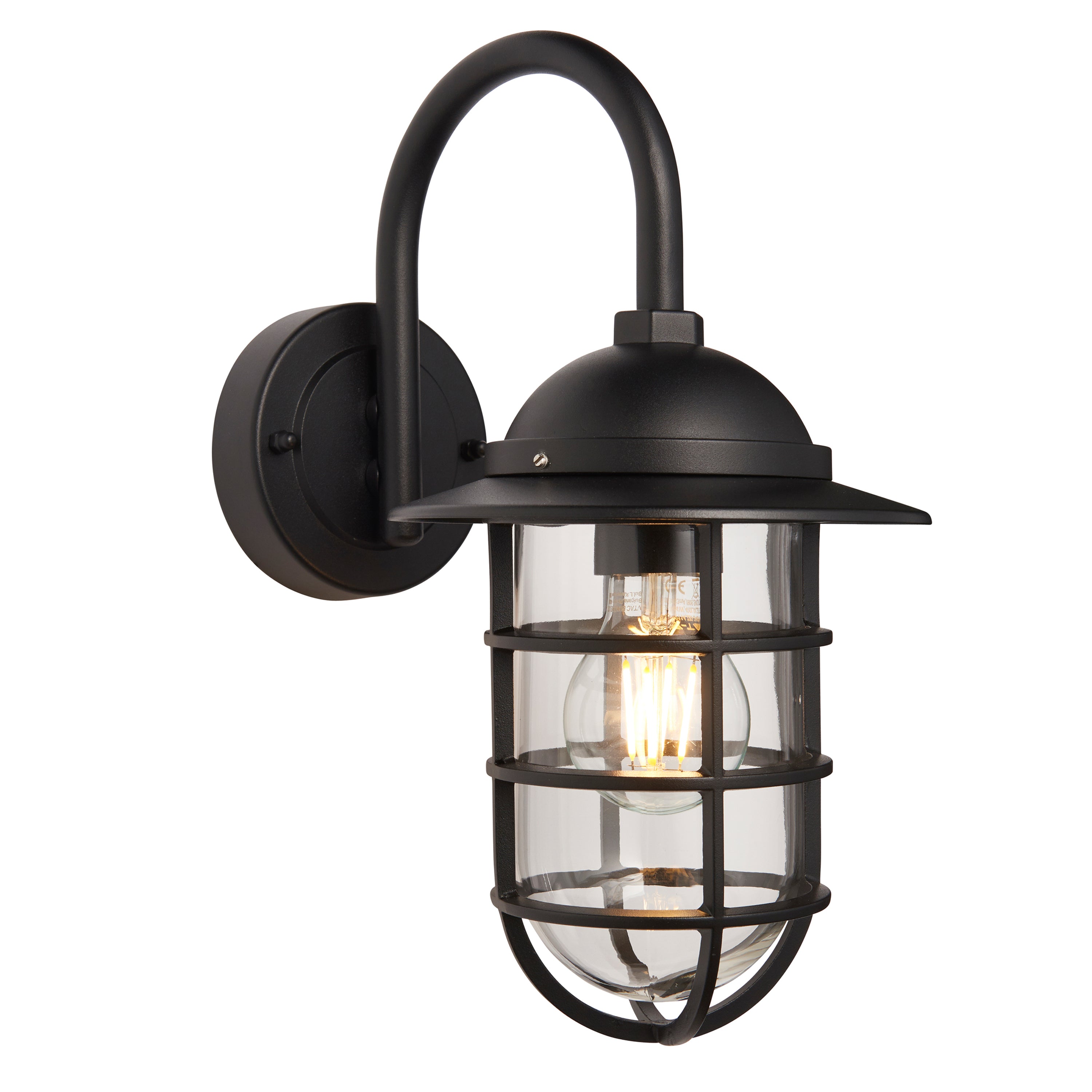 Port Outdoor 1 Wall Light - Aluminium / Glass | Migo Interiors