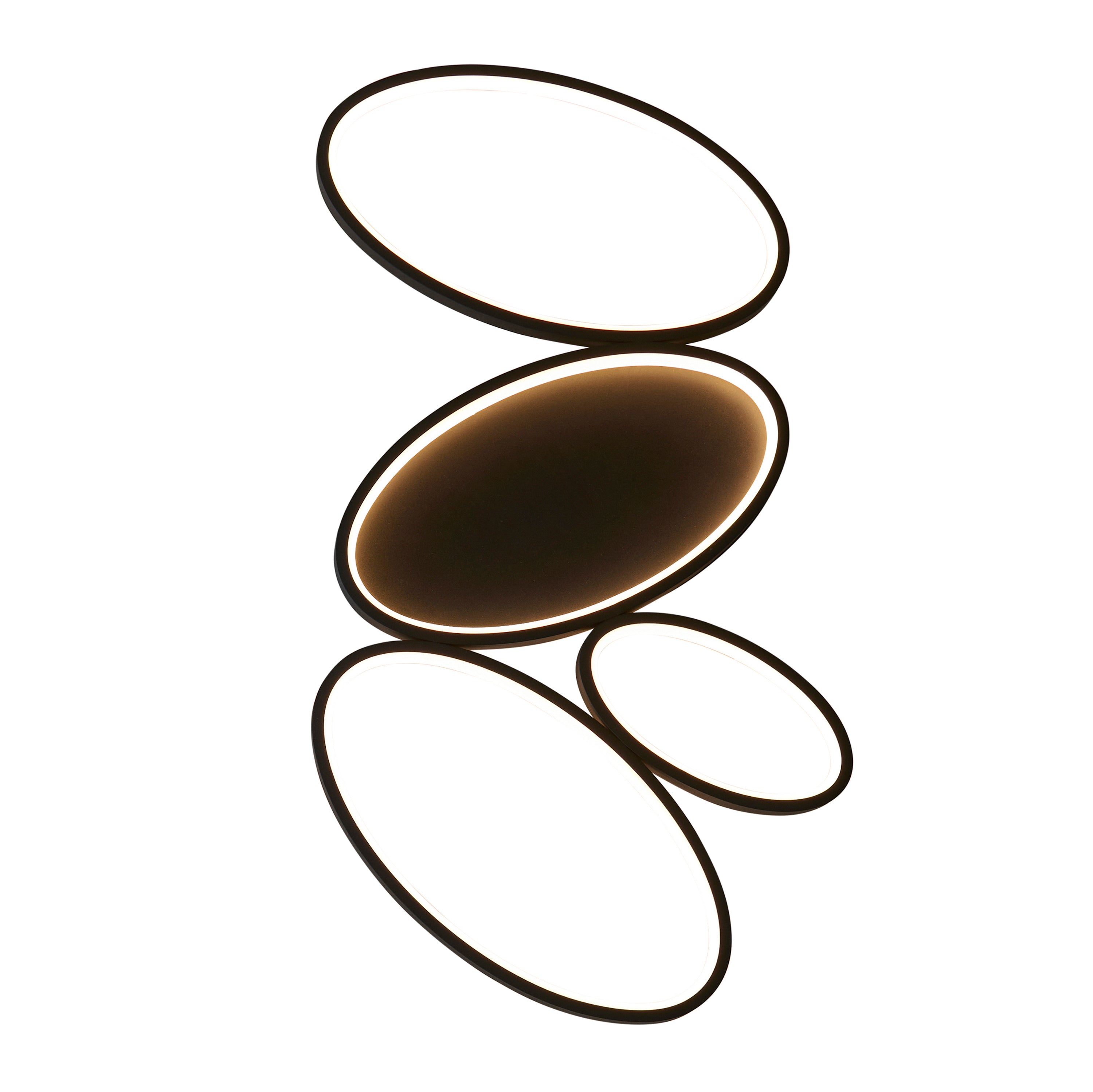 Ovals 4 Ceiling Light - Steel / Aluminium / Silicone | Migo Interiors