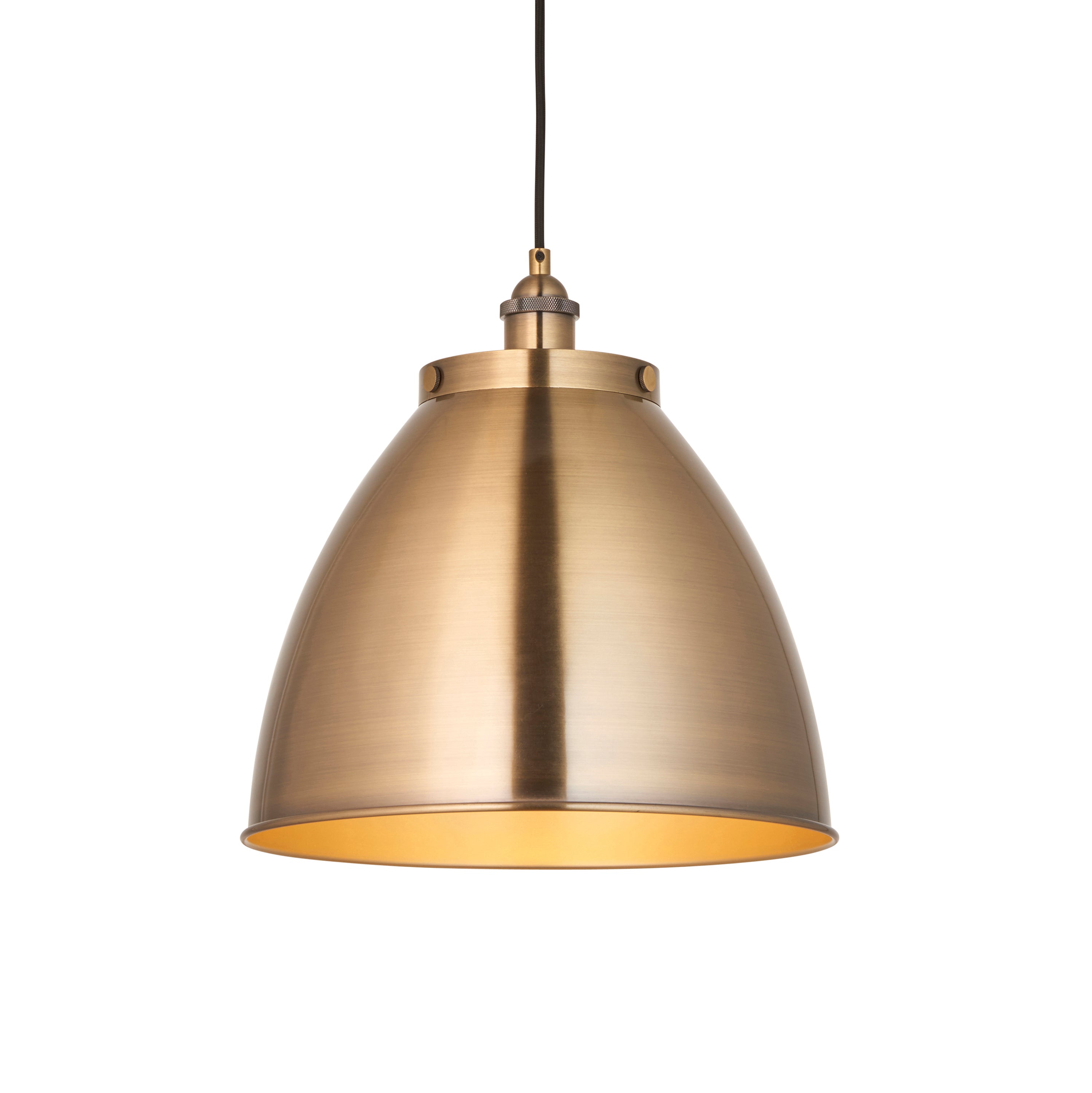 Franklin Pendant Light Antique Brass - Steel | Migo Interiors