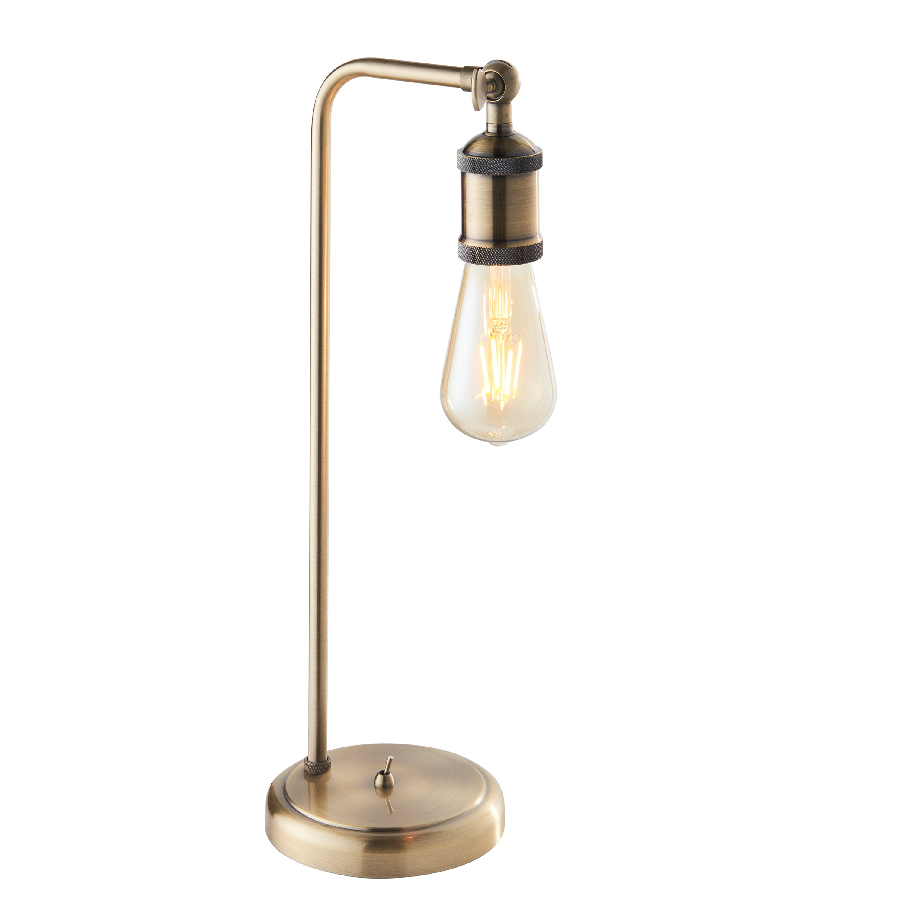 Hal Table Lamp Antique Brass - Steel | Migo Interiors