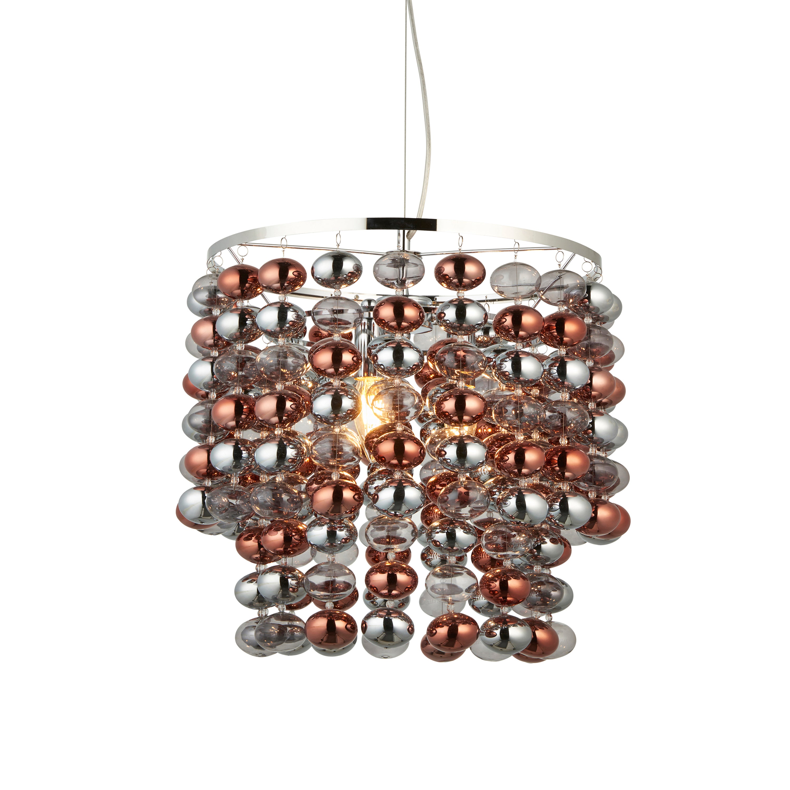 Esme 3 Pendant Light - Steel / Glass | Migo Interiors
