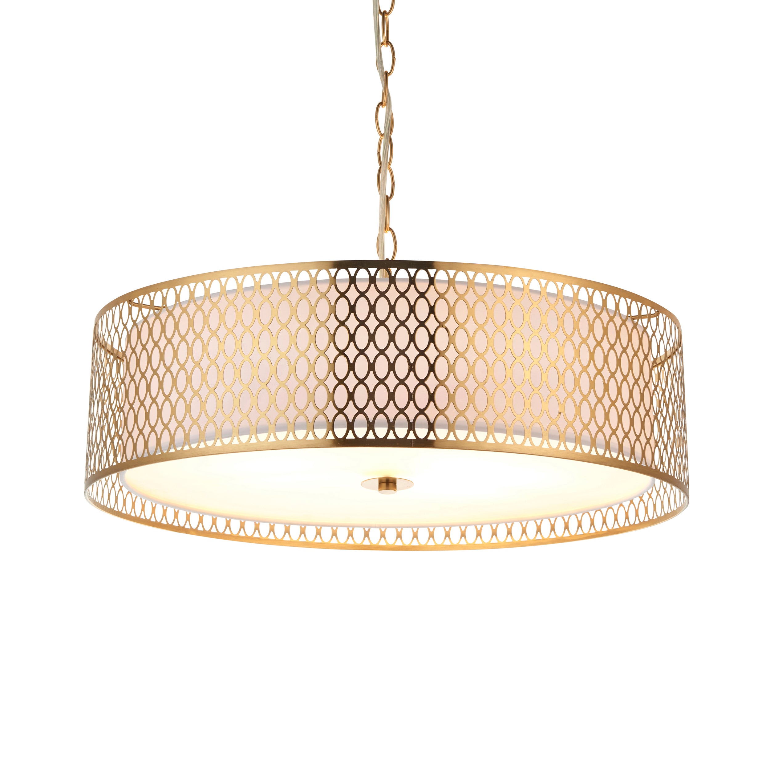 Cordero Pendant Light Gold/White