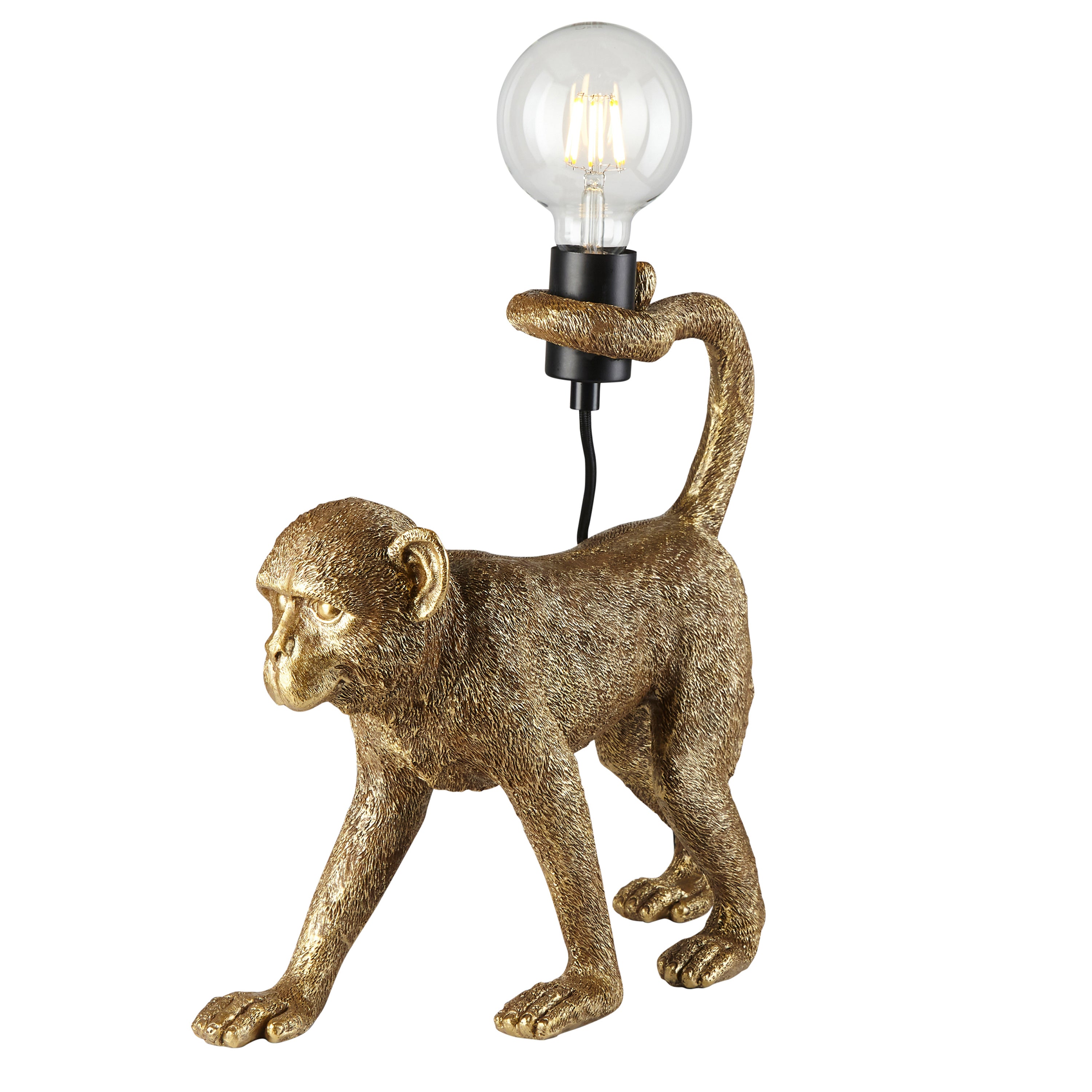 Capuchin 1 Table Lamp Gold - Resin / Steel | Migo Interiors