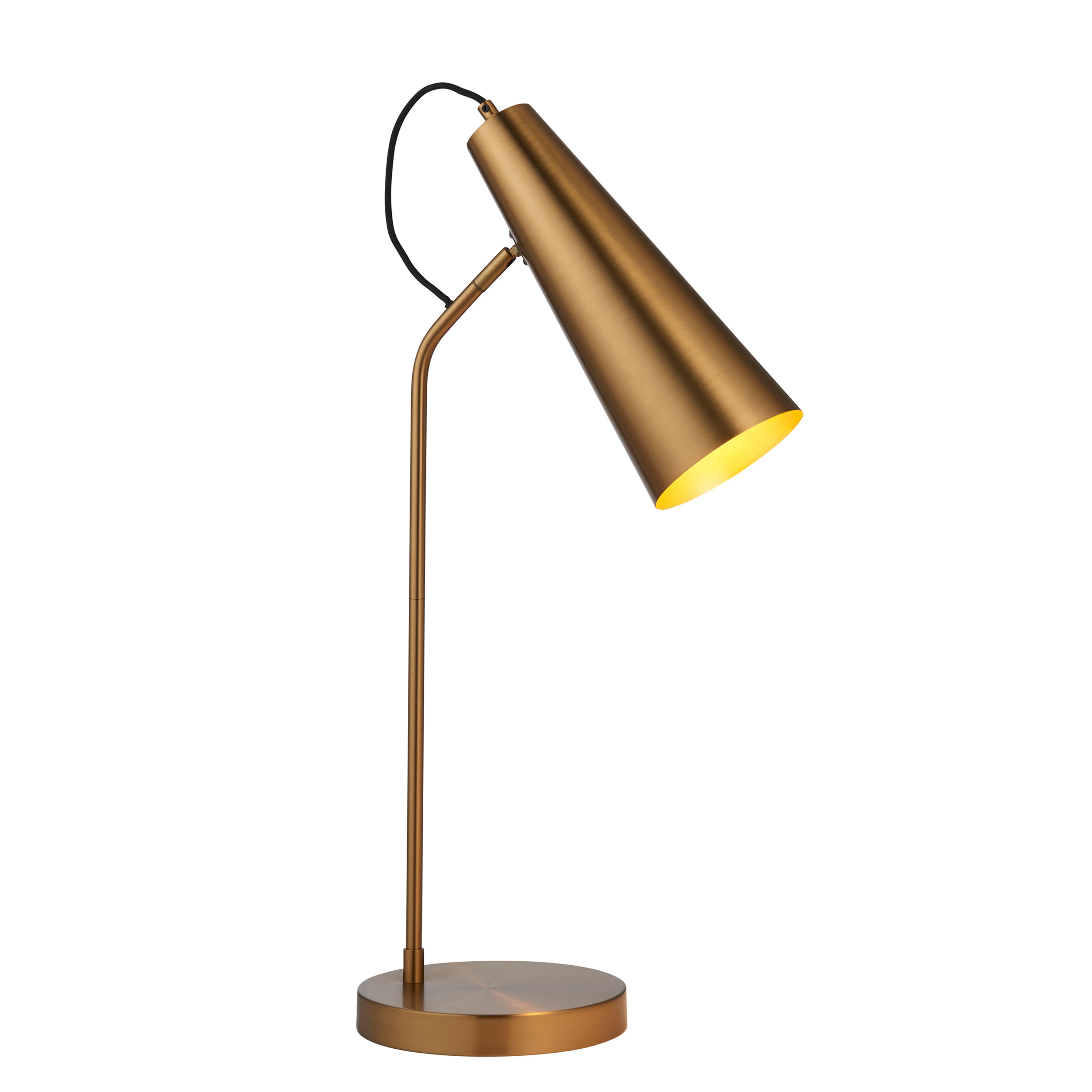 Karna 1 Table Lamp Antique Brass - Steel | Migo Interiors