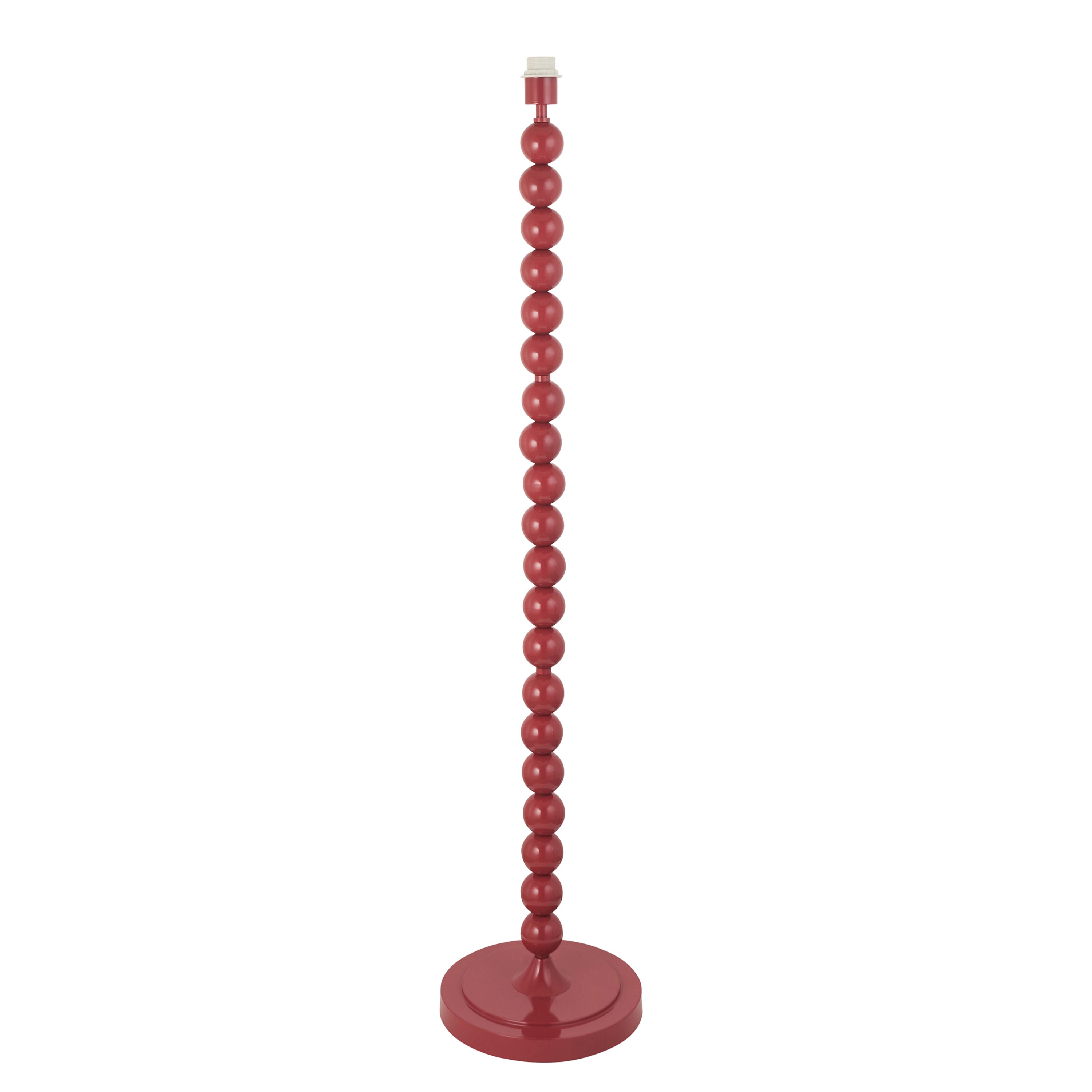 Higgledy Floor Lamp Base Gloss Pink Clay Paint