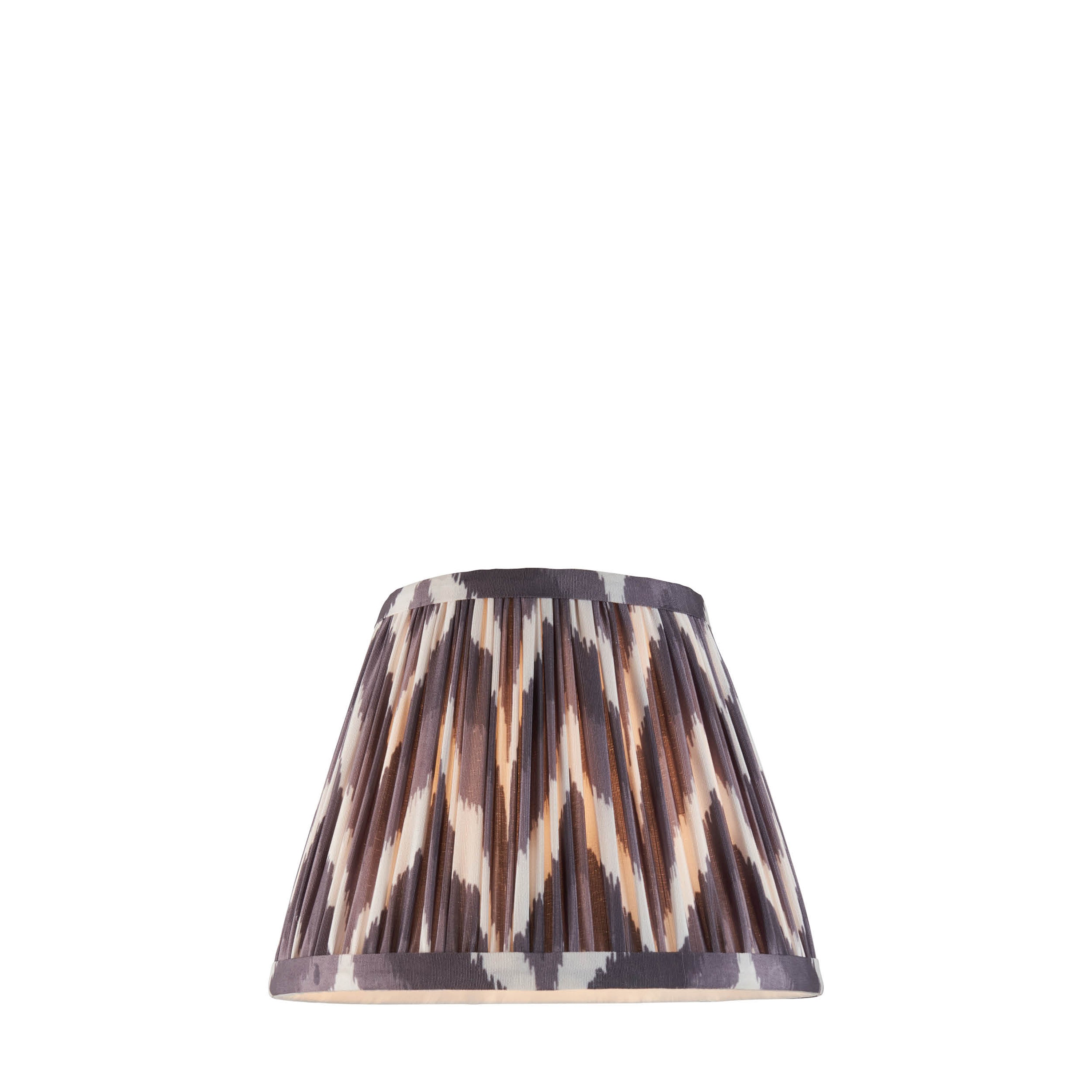 Zigzag Shade Pearl Grey Fabric