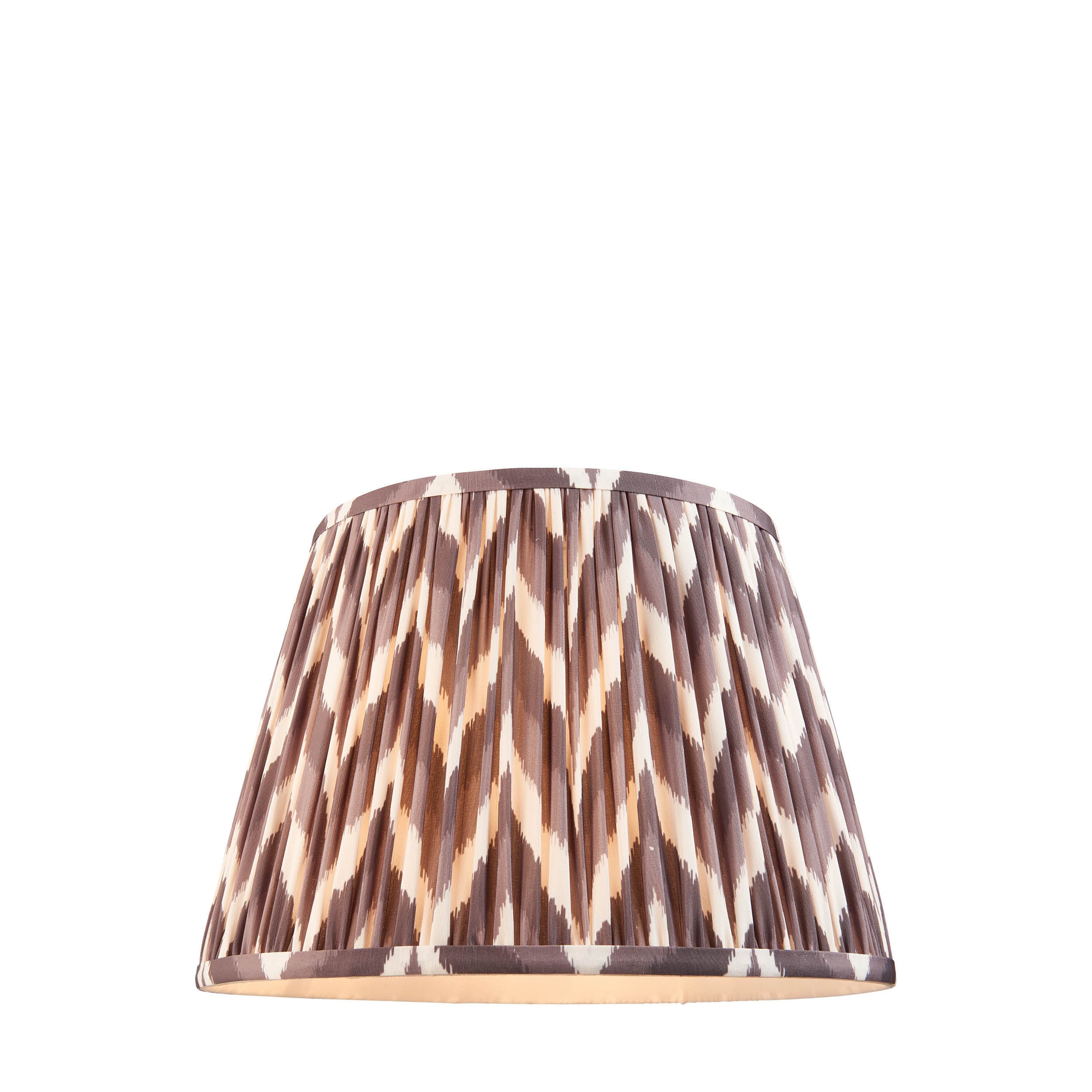 Zigzag Shade Pearl Grey Fabric