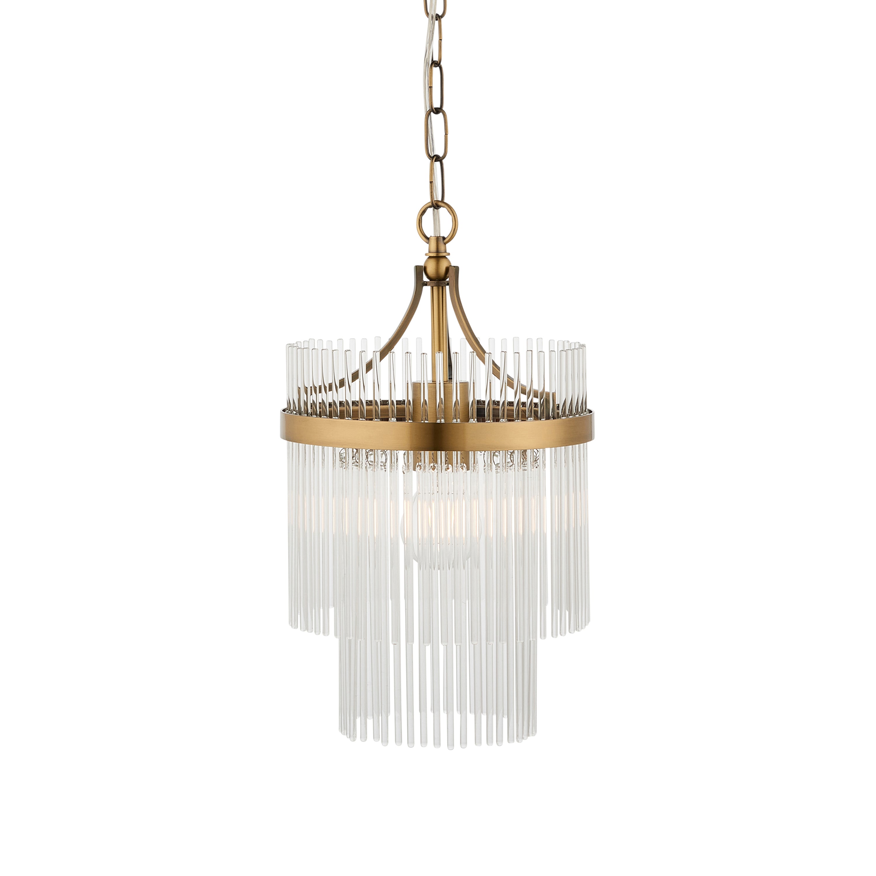 Marietta 1 Pendant Light Antique Brass