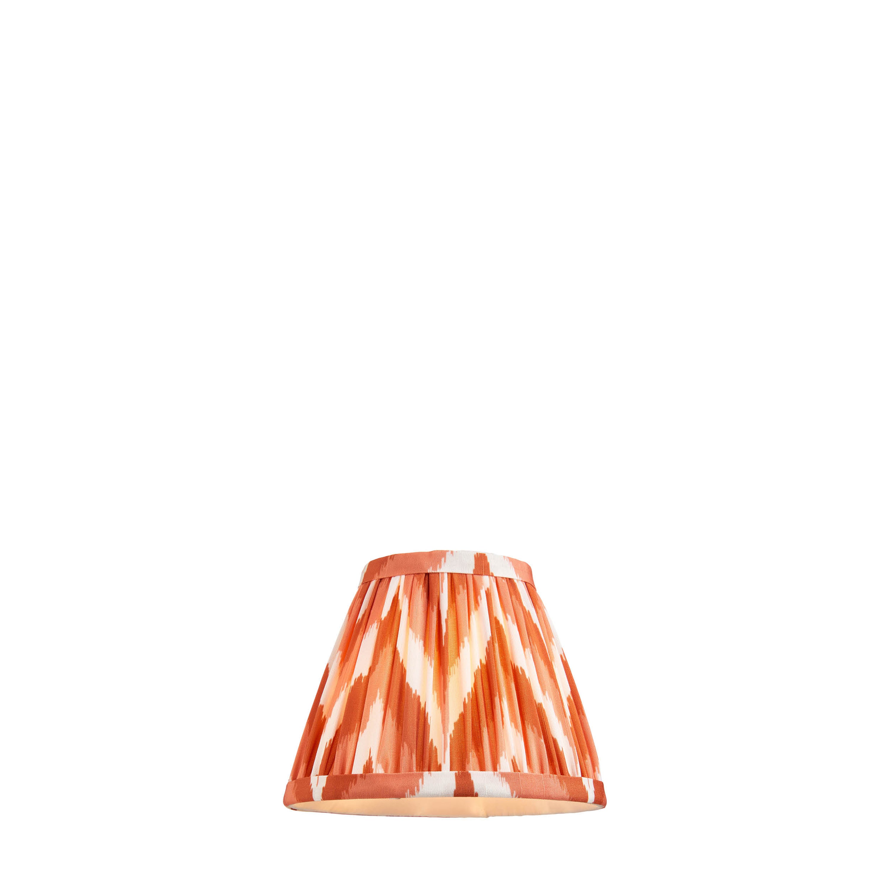 Zigzag Shade Apricot Orange Fabric