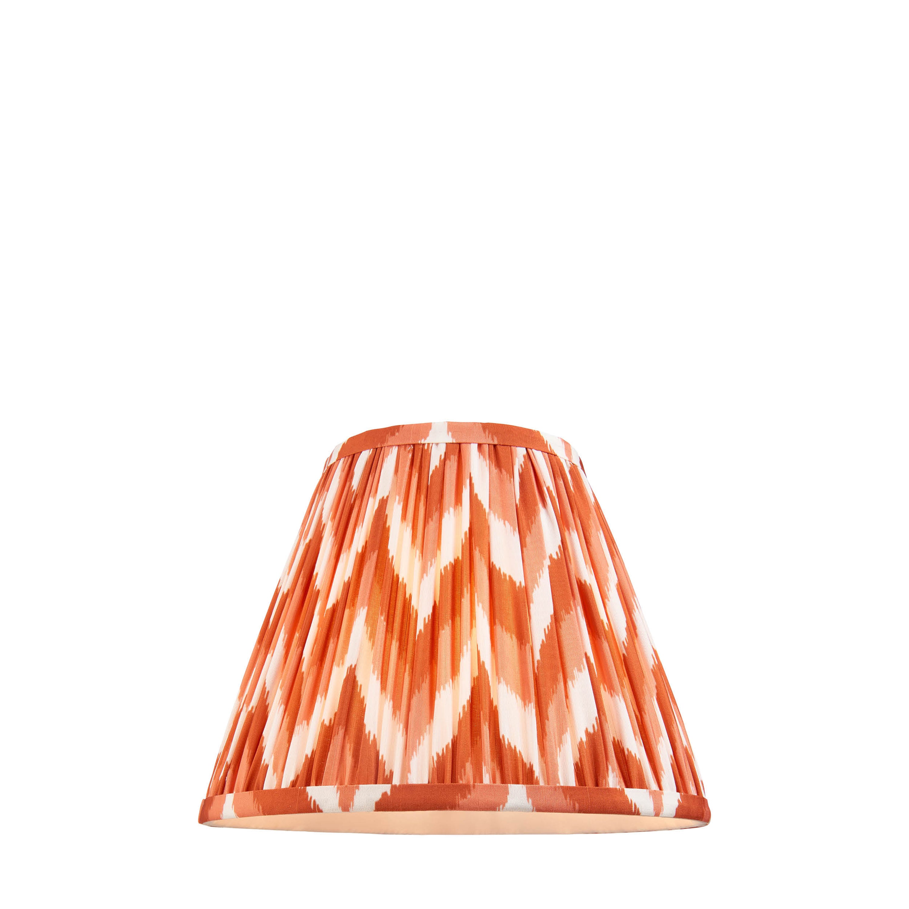 Zigzag Shade Apricot Orange Fabric