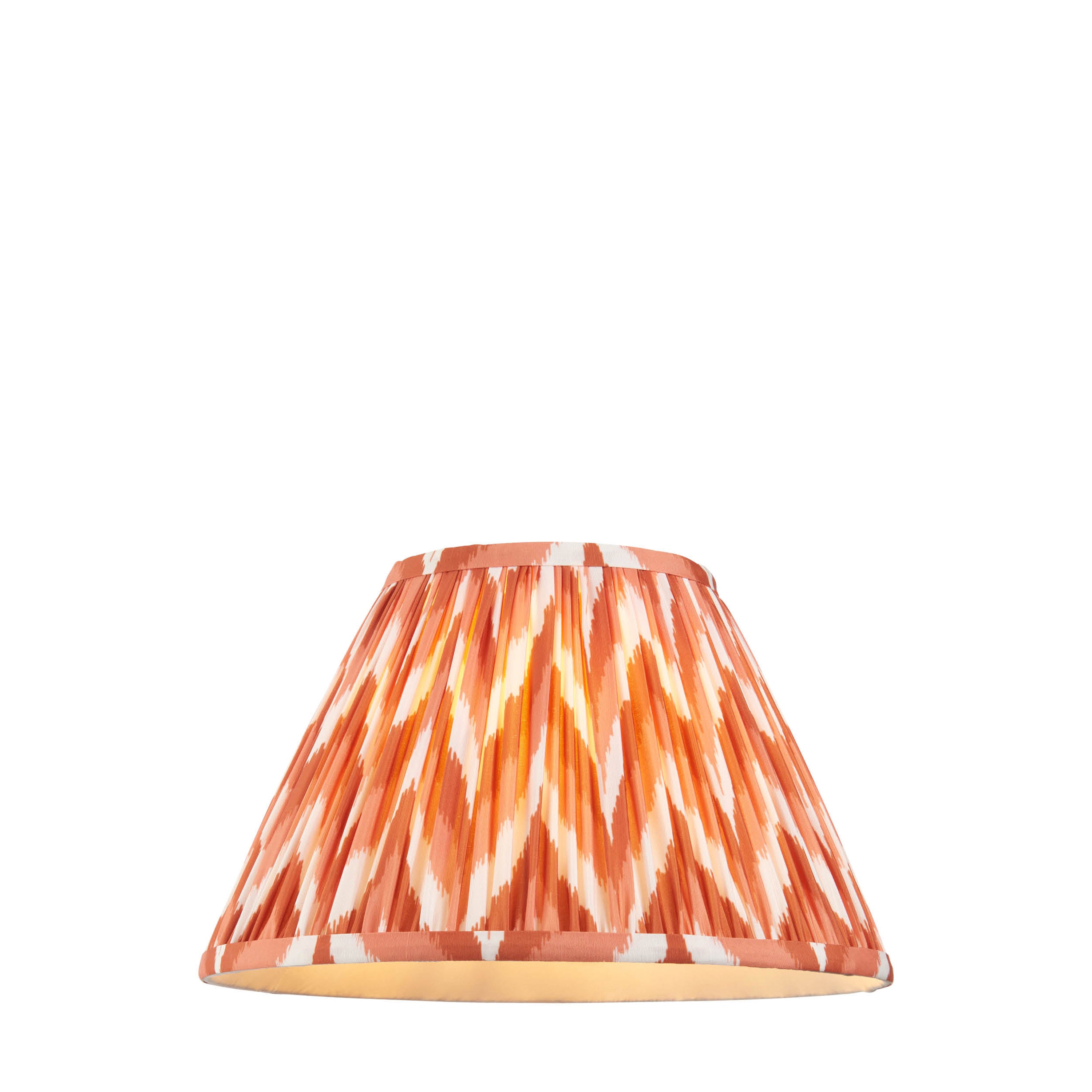 Zigzag Shade Apricot Orange Fabric