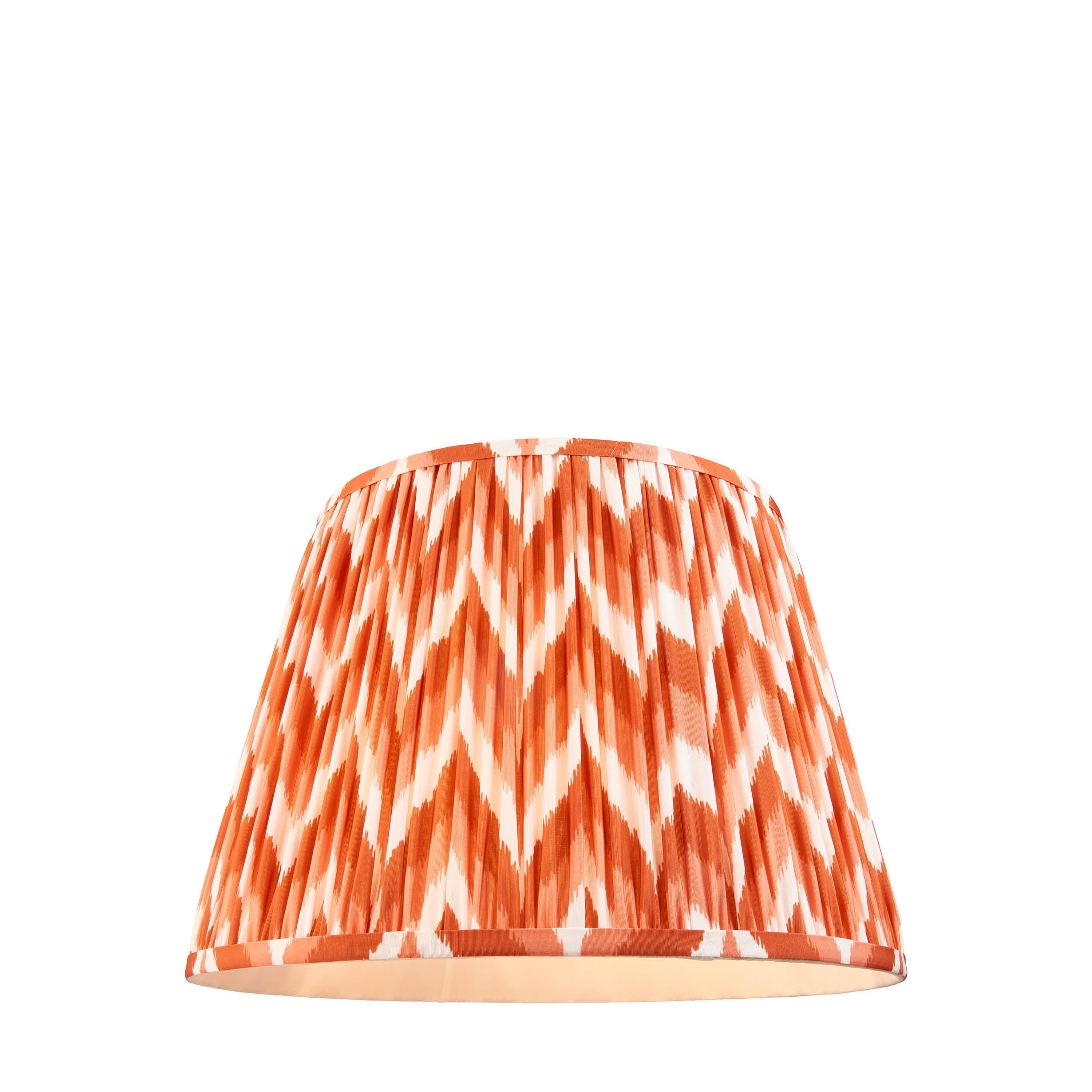 Zigzag Shade Apricot Orange Fabric