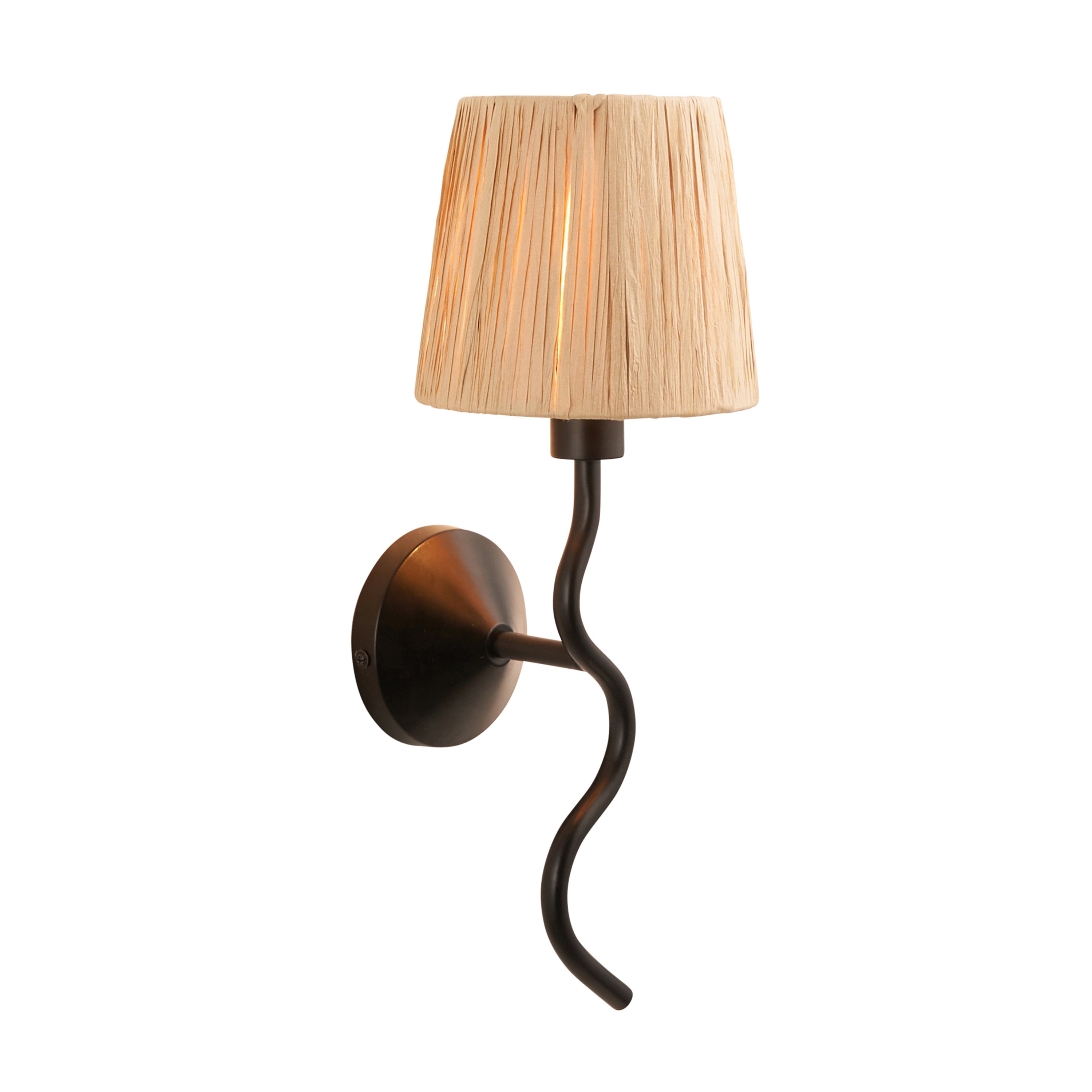 Wriggle 1 Wall Light Matt Black