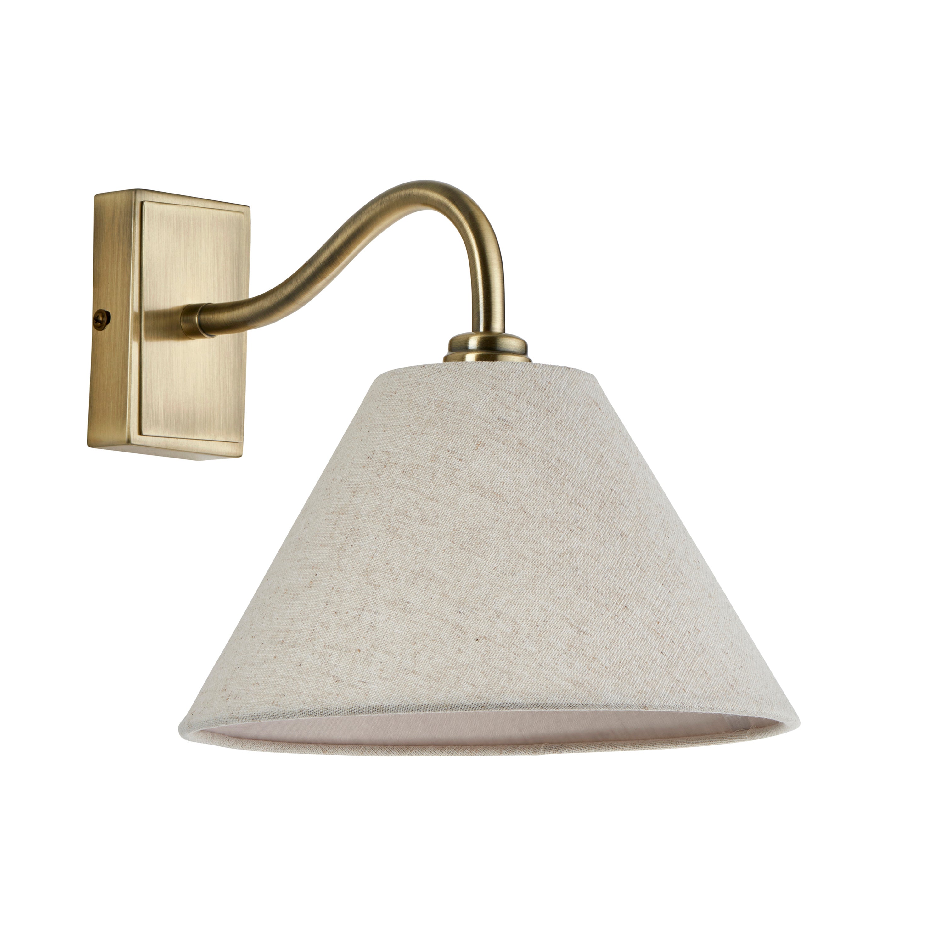Knole Wall Light Antique Brass