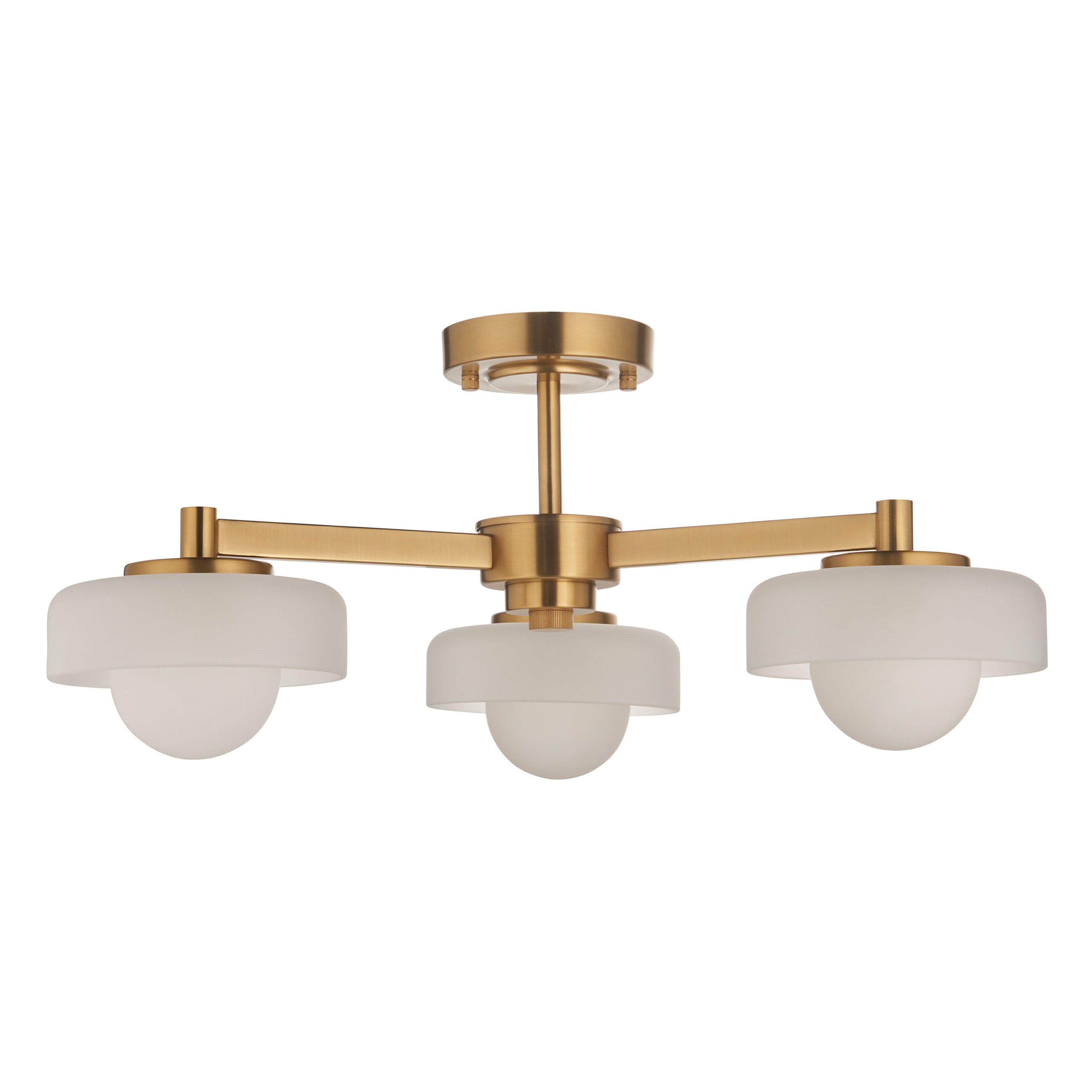 Boss Ceiling Light Brushed Aged Brass