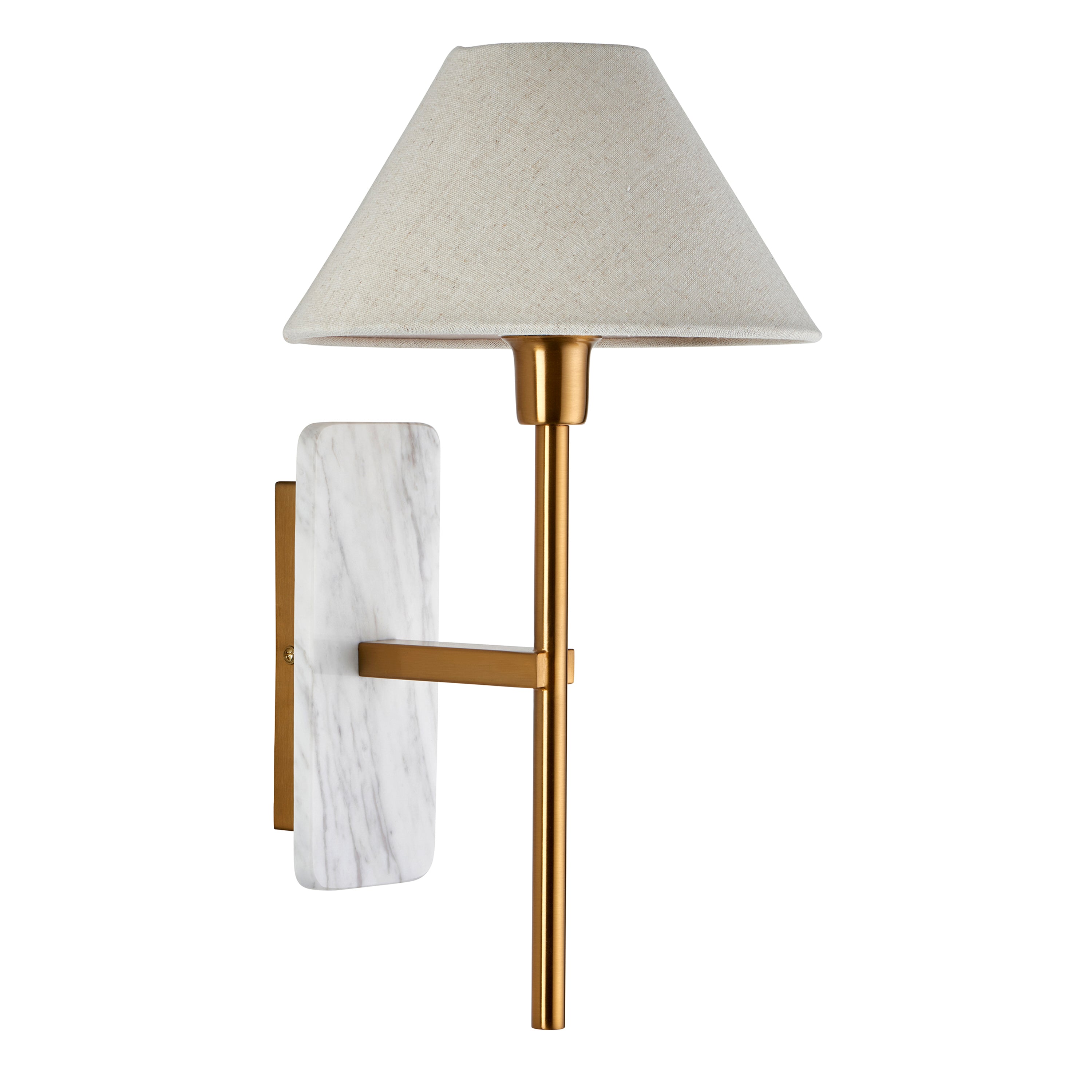 Faro Wall Light White Volakas Marble