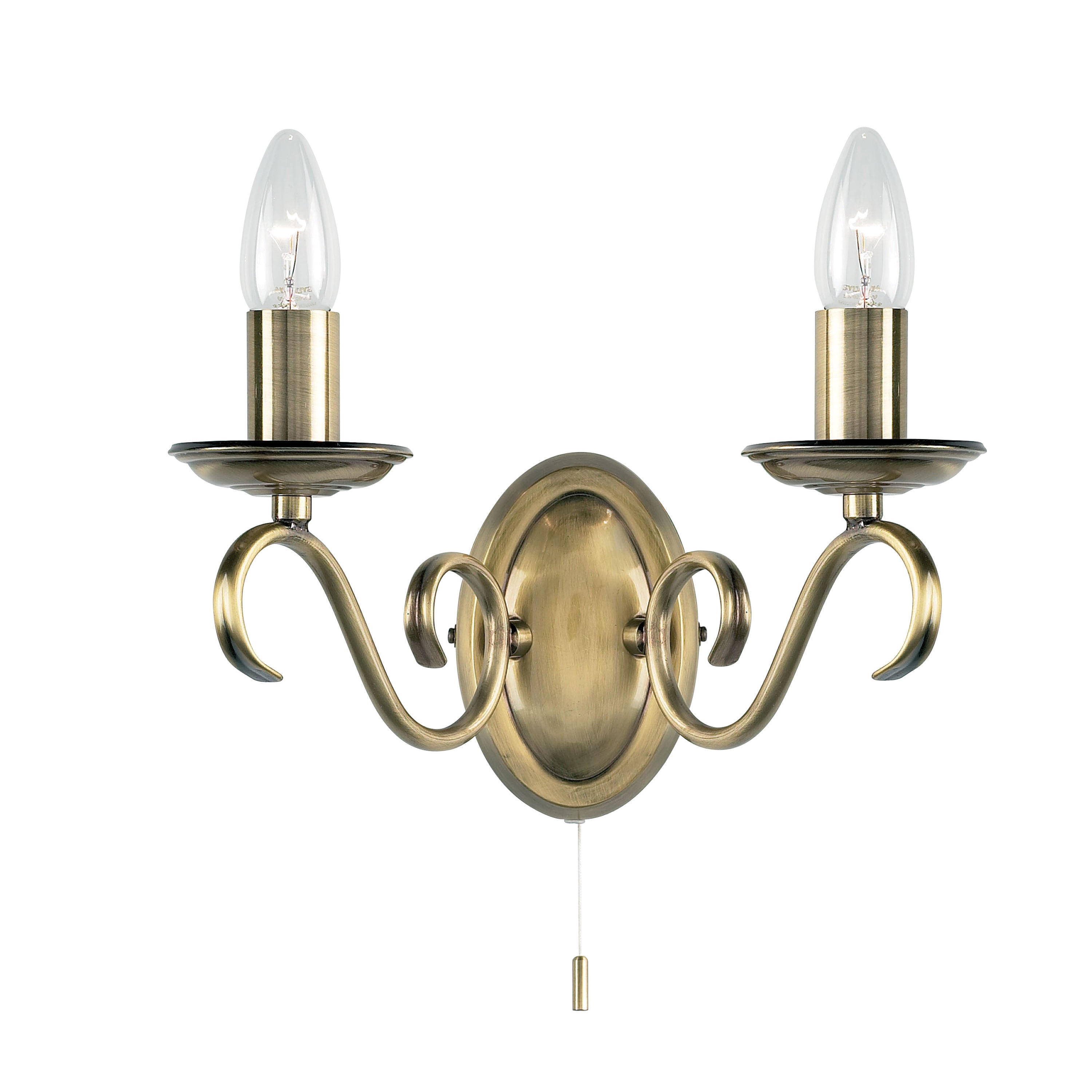 Bernice Wall Light Antique Brass - Steel | Migo Interiors