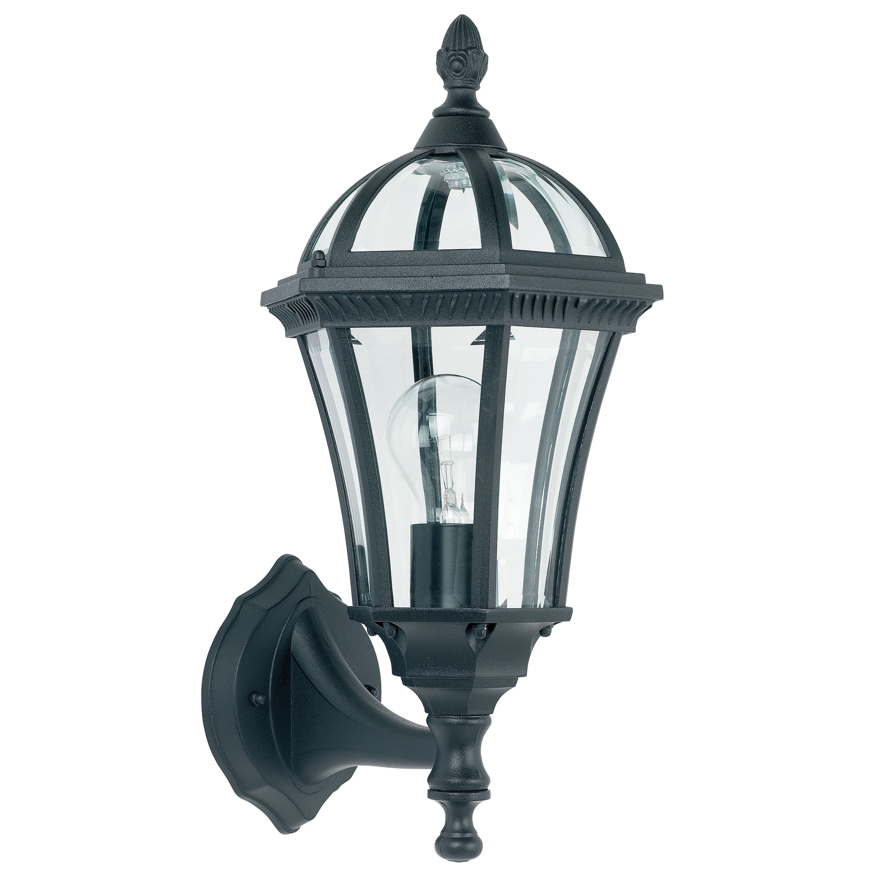 Drayton Wall Light Uplight - Die Cast Aluminium Alloy / Glass | Migo Interiors