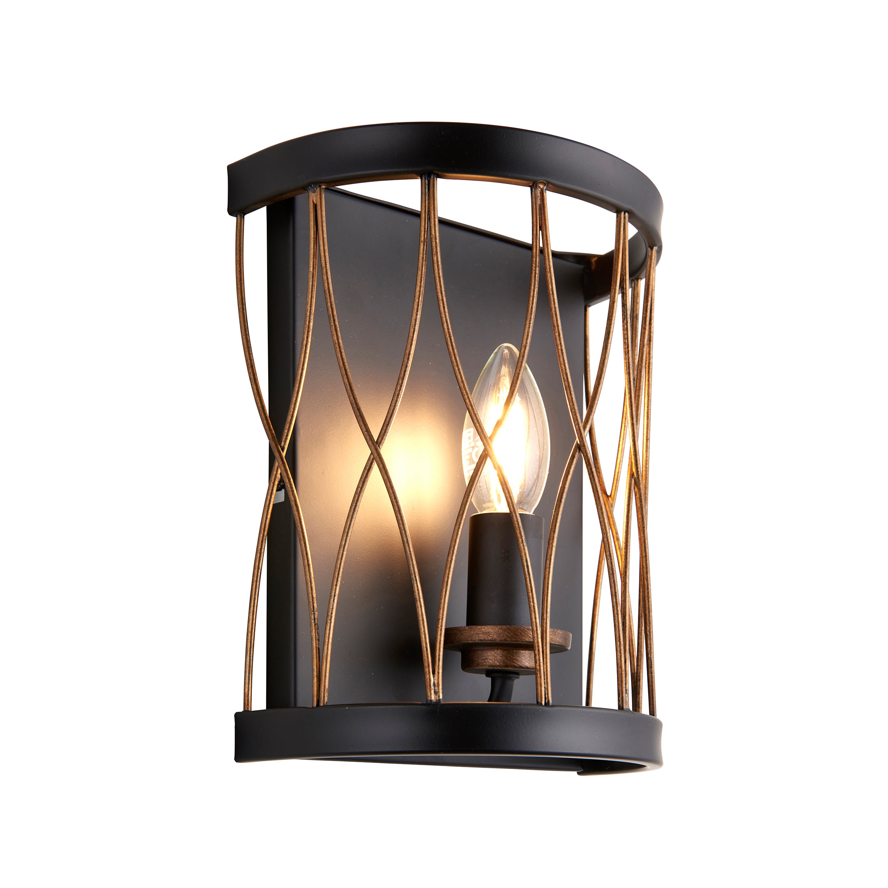 Heston Wall Light - Steel | Migo Interiors