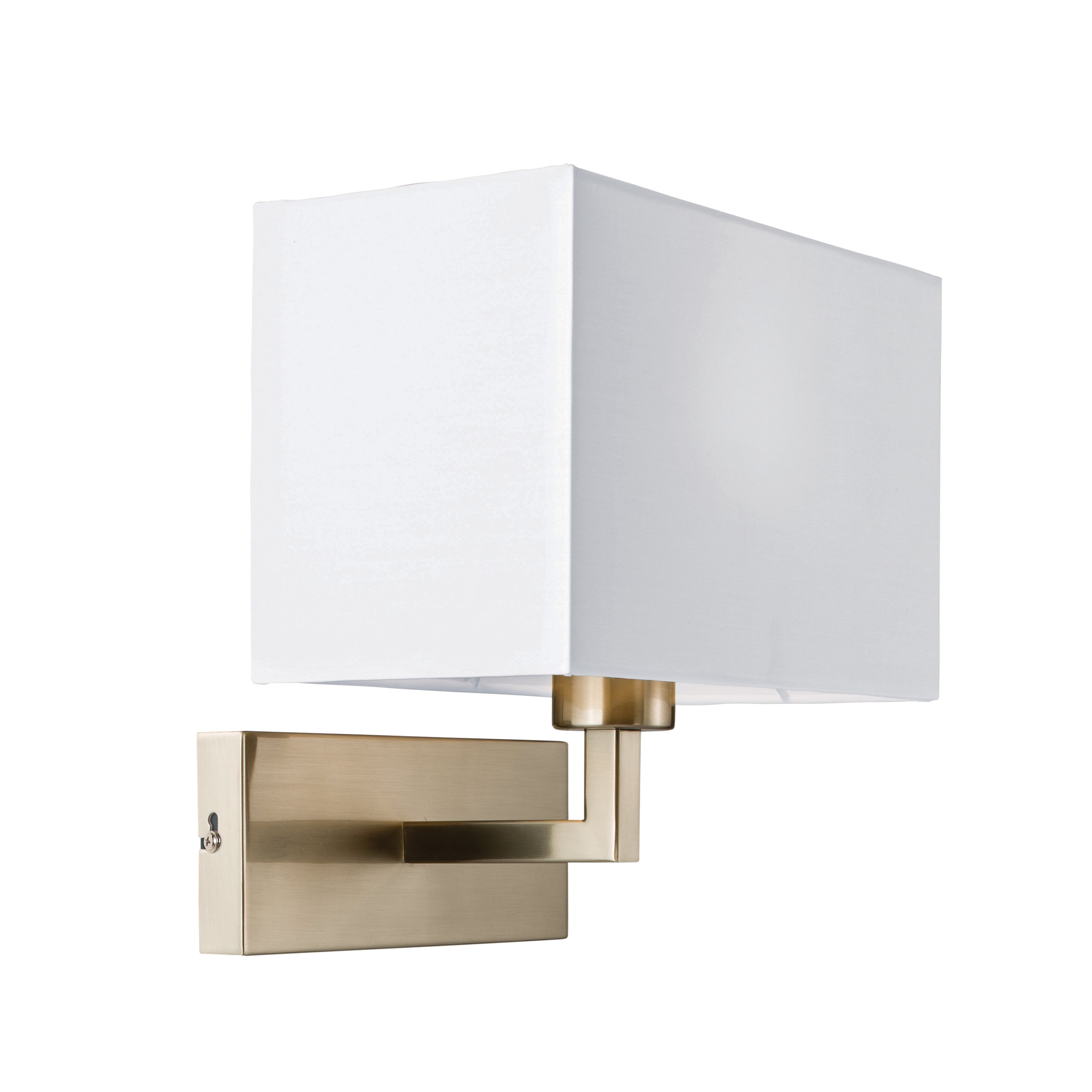 Piccolo Wall Light Satin Nickel - Fabric / Steel | Migo Interiors
