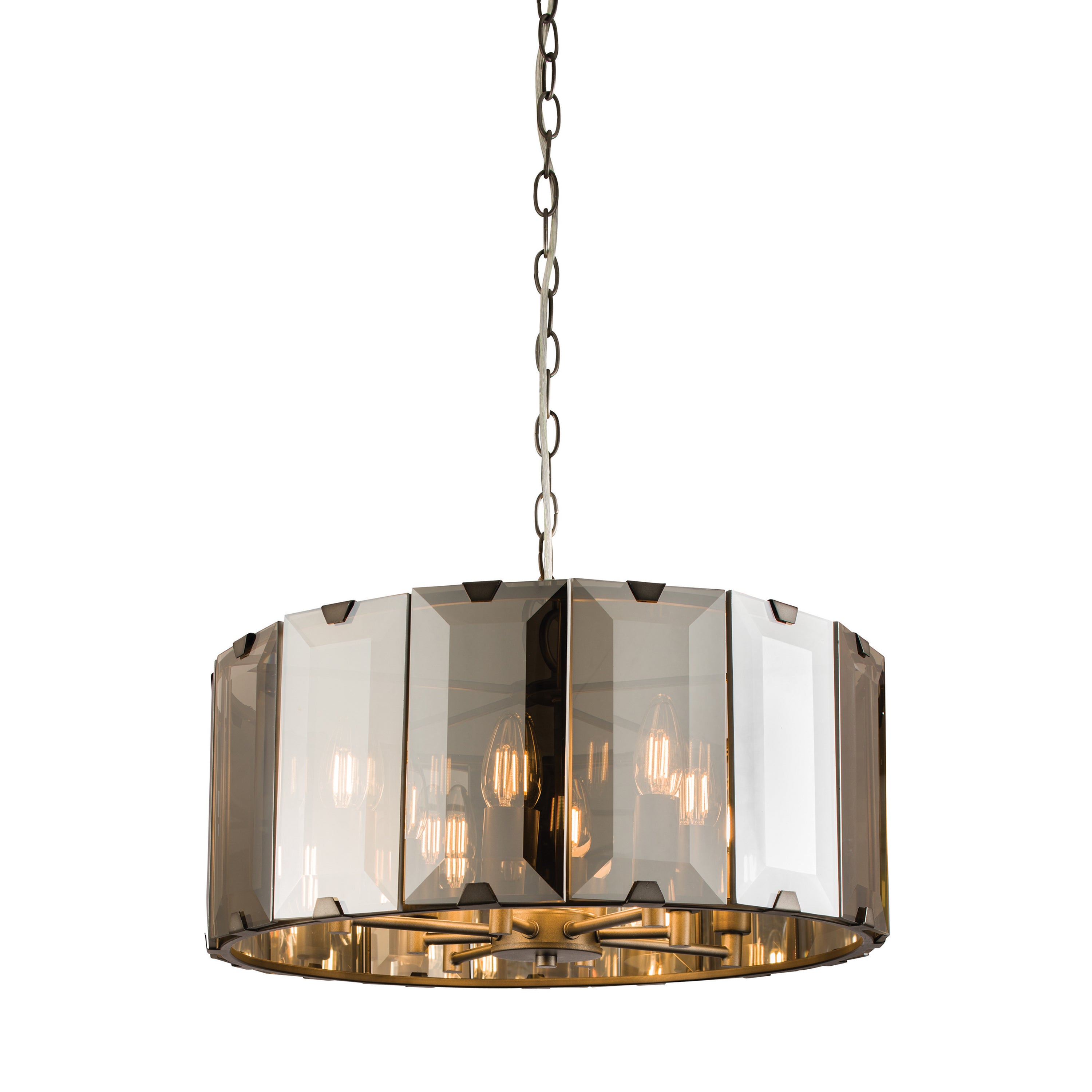 Clooney 8 Pendant Light - Glass / Steel | Migo Interiors