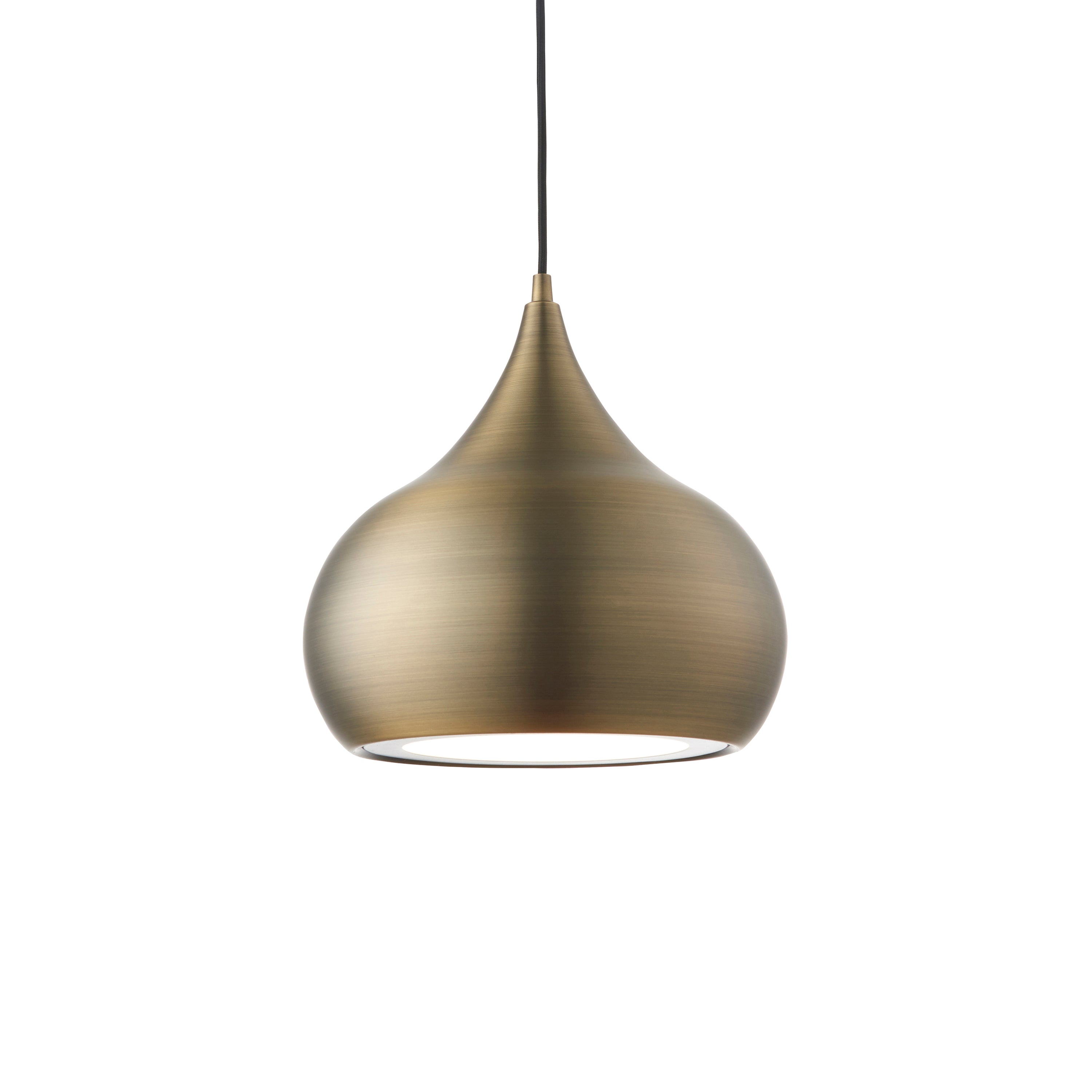 Brosnan Pendant Light Antique Brass - Steel | Migo Interiors