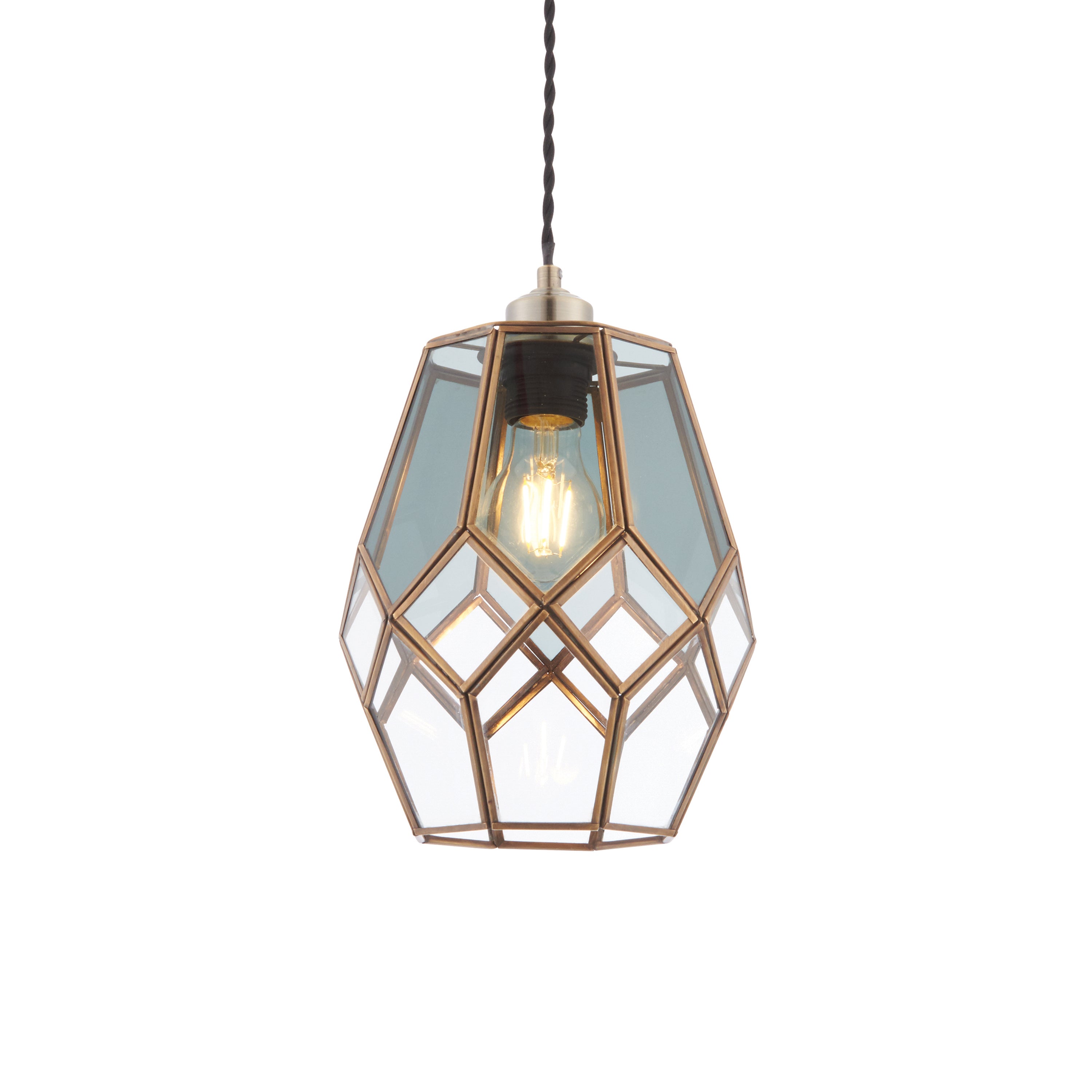 Ripley Shade - Brass / Glass | Migo Interiors