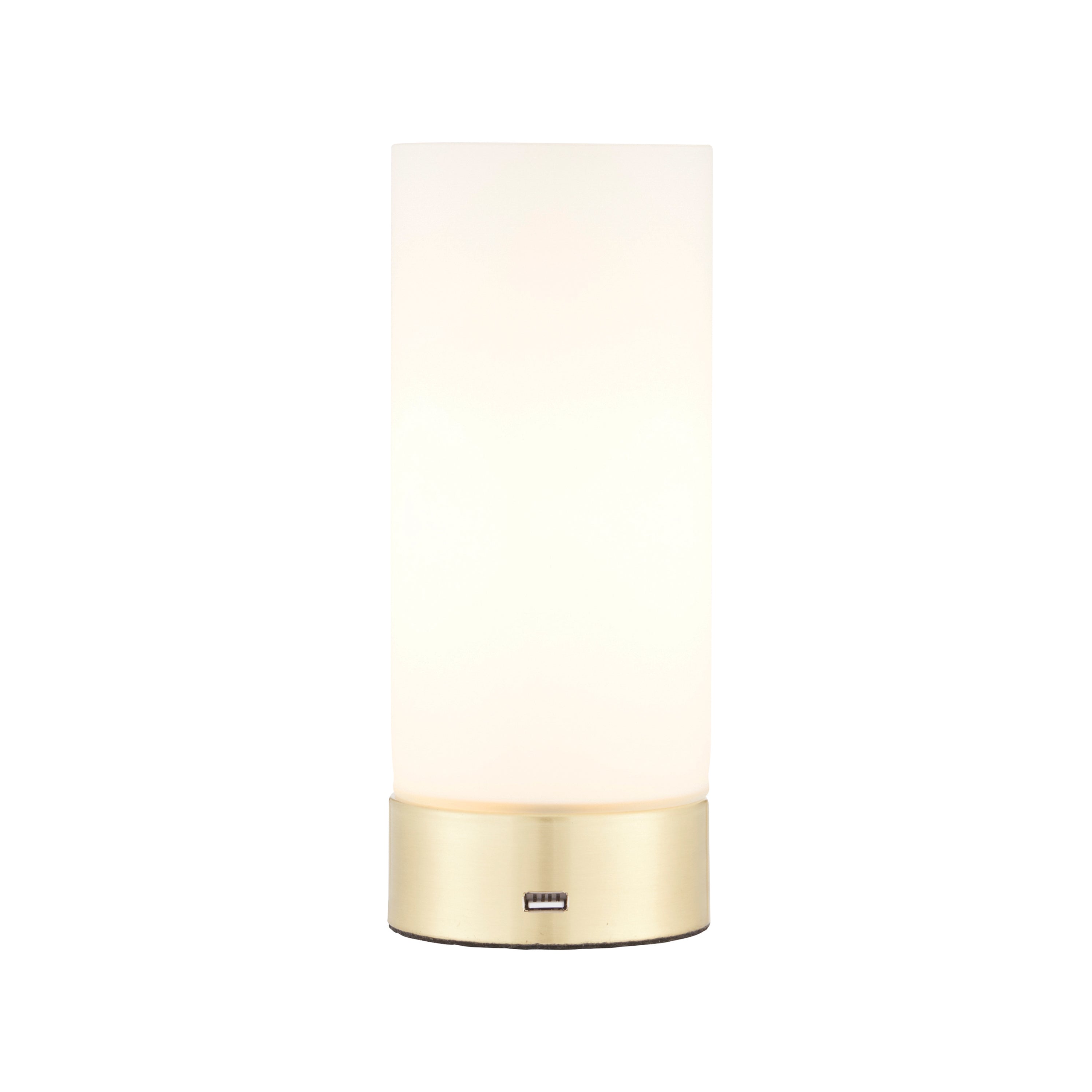 Dara Table Lamp Brushed Brass - Glass / Steel | Migo Interiors