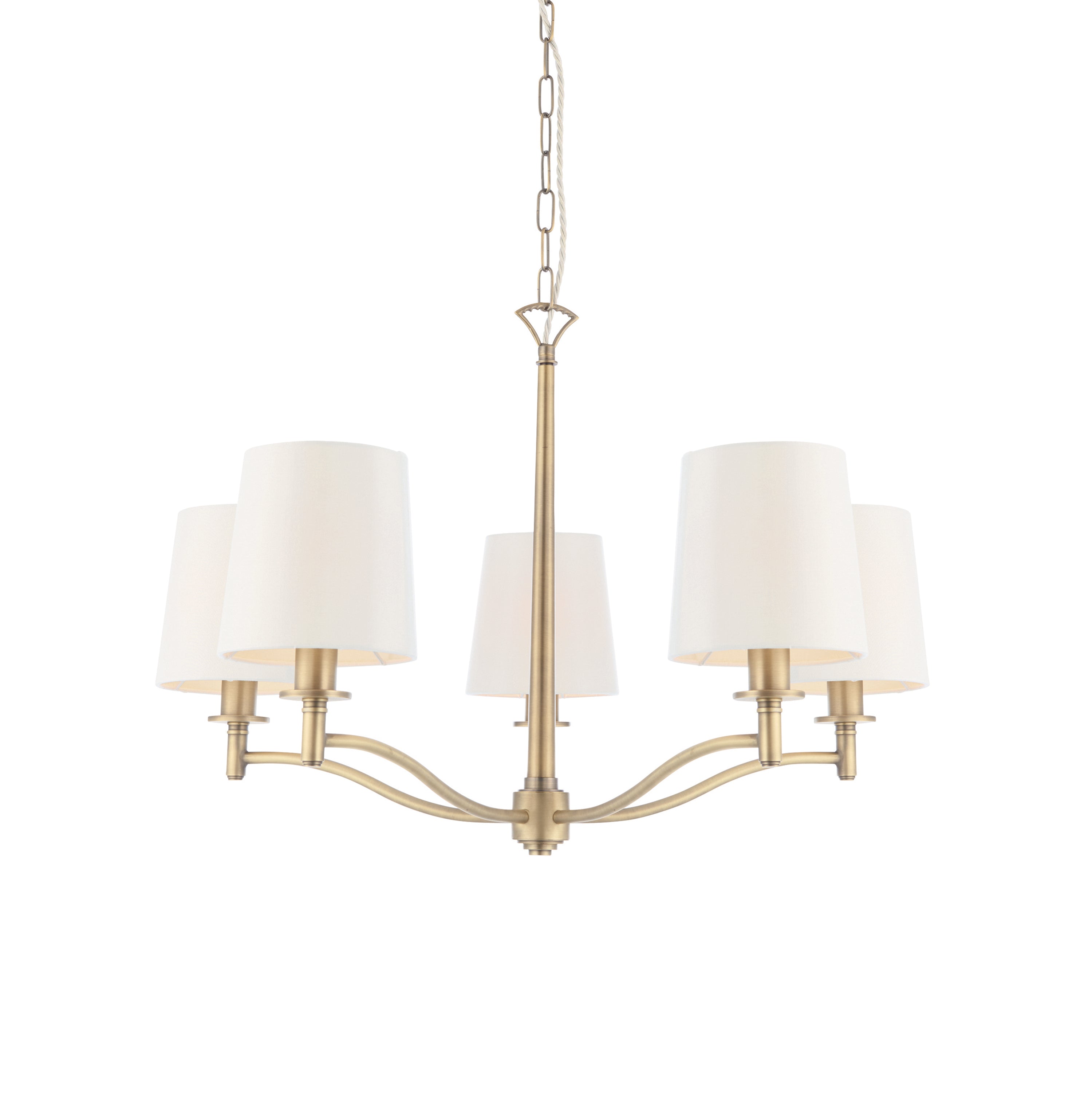 Ortona 5 Pendant Light - Fabric / Steel | Migo Interiors