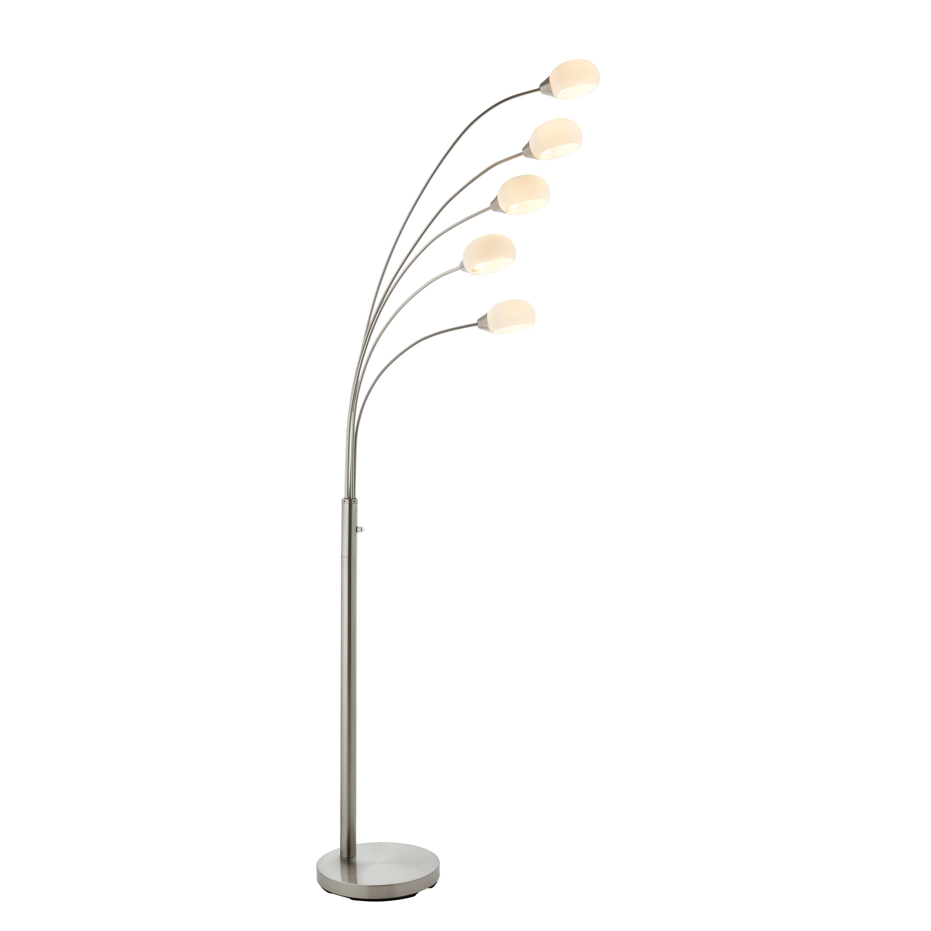Jaspa 5 Floor Lamp - Glass / Steel | Migo Interiors