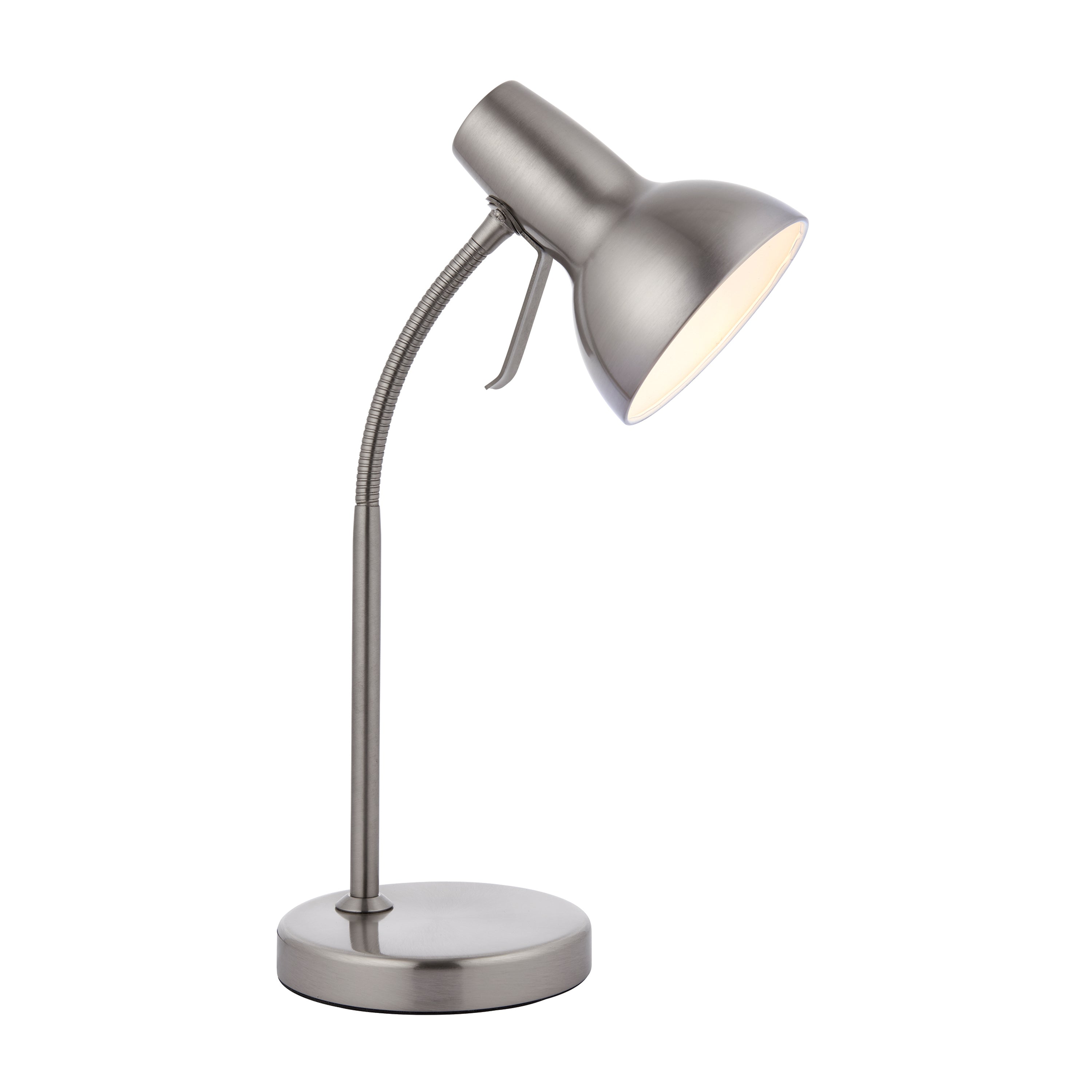 Amalfi USB Table Lamp Nickel - Steel | Migo Interiors